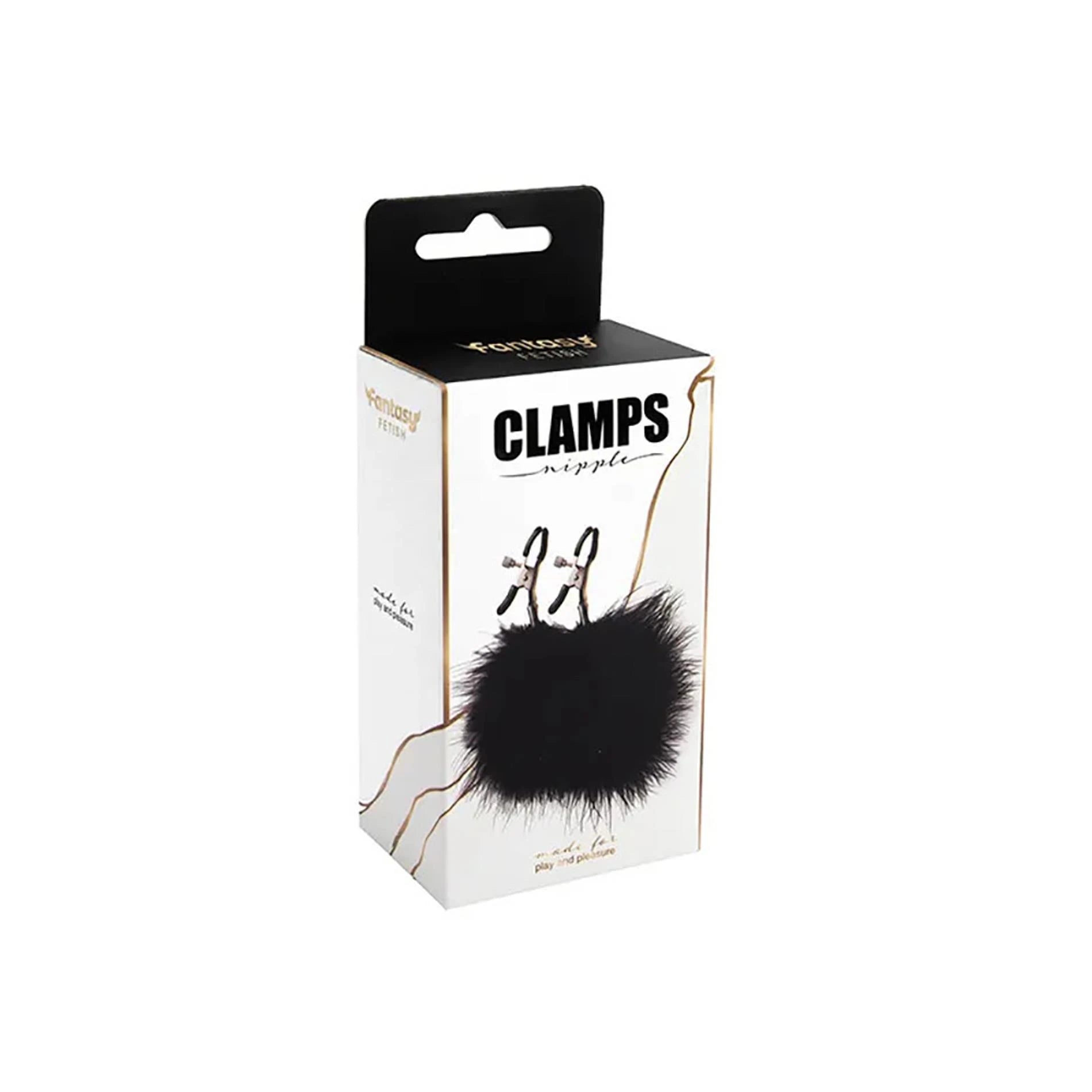 Feather nipple clamps with adjustable
pressure, and soft comfortable pads