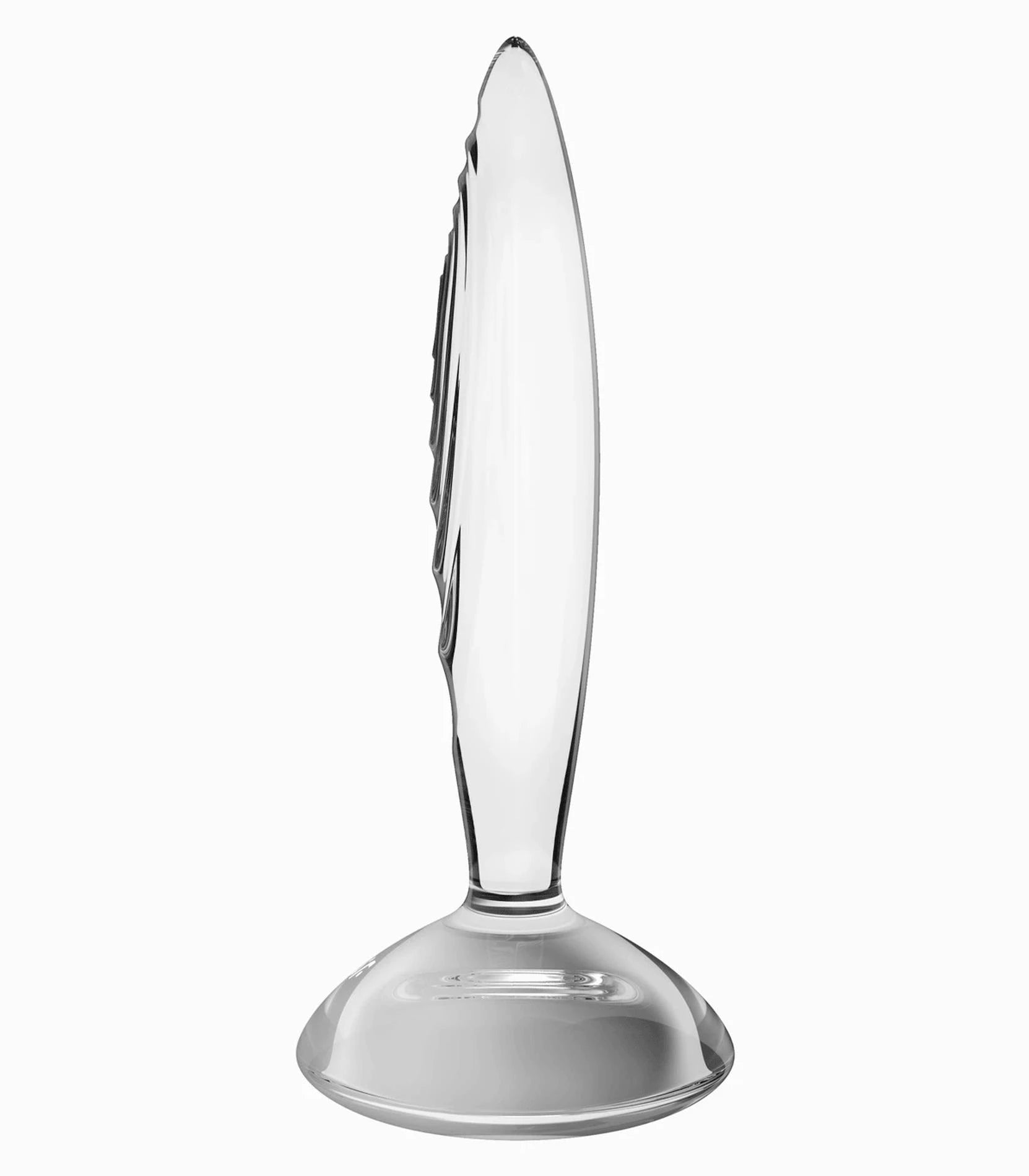 Sparkling Crystal - Glass Dildo - Transparent