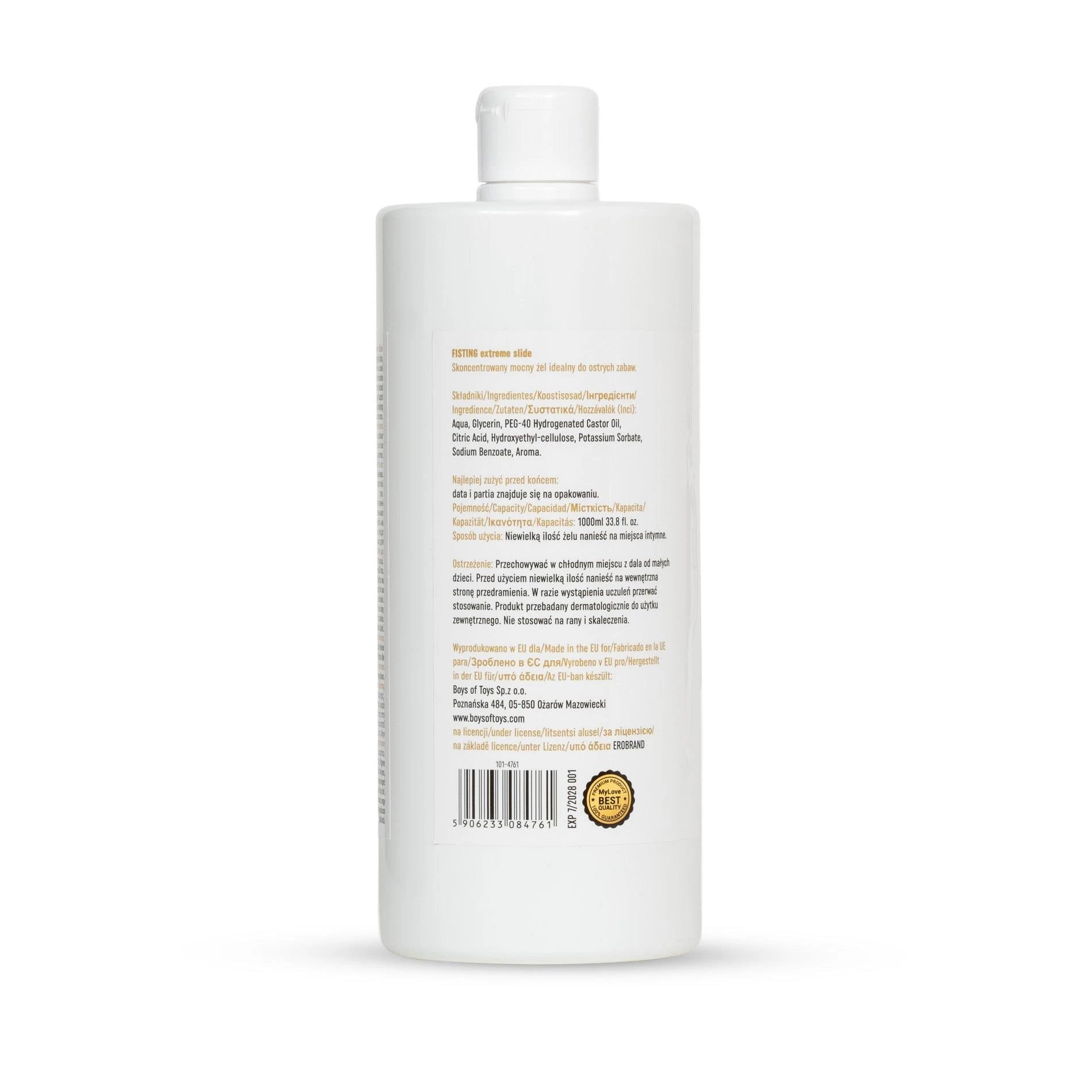 MyLove Fisting-extreme slide 1000 ml.