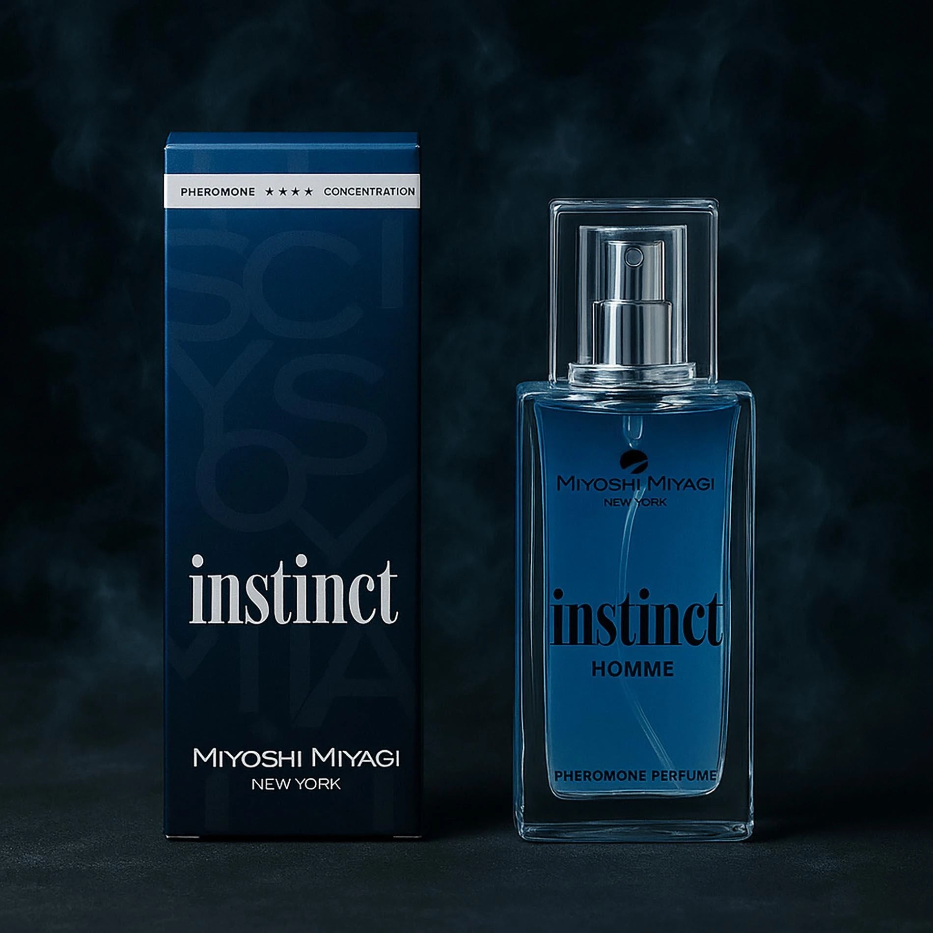 Miyoshi Miyagi INSTINCT feromon  parfumes 50ml HOMME
