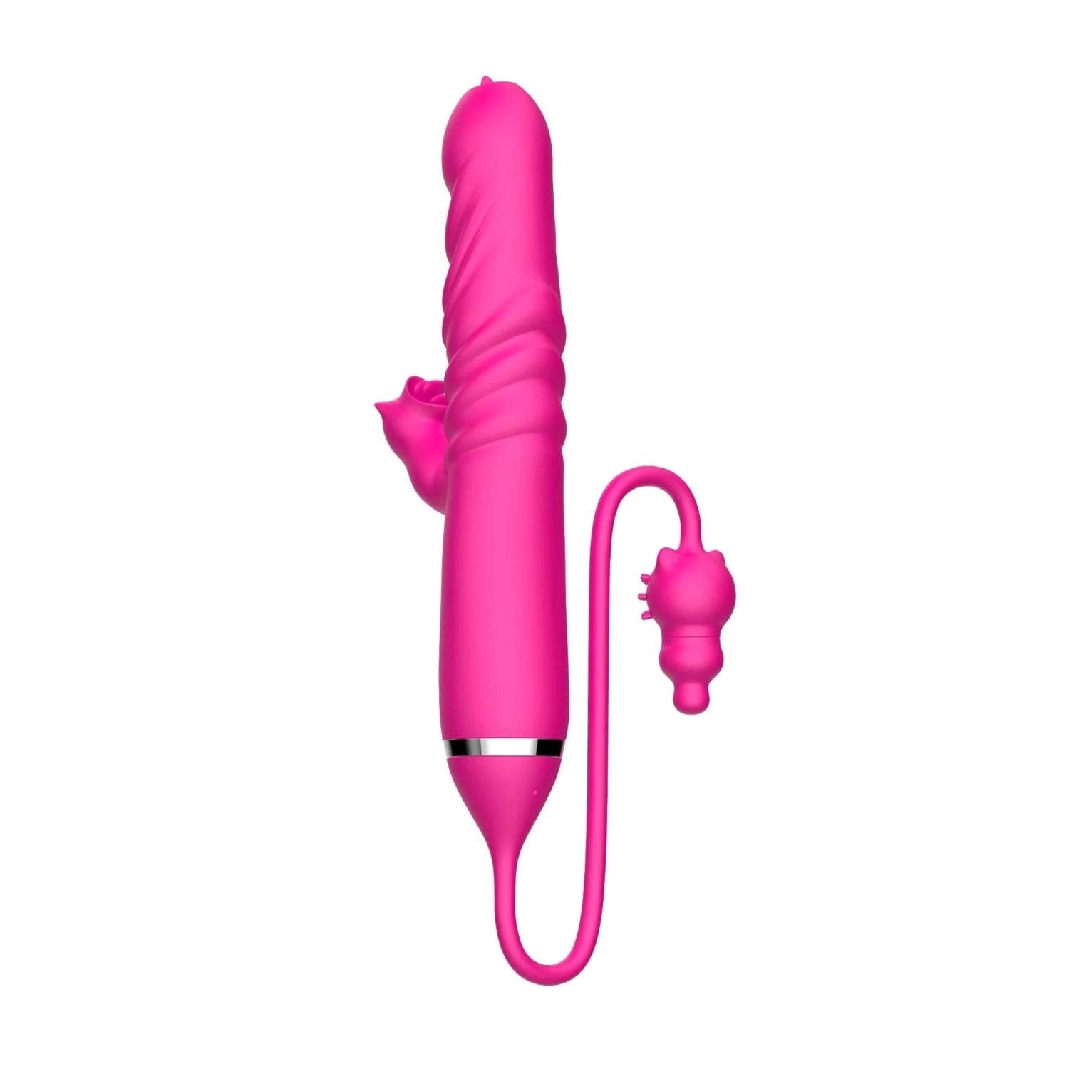 Tongue licking Triple Stimulation Thrusting Vibrator