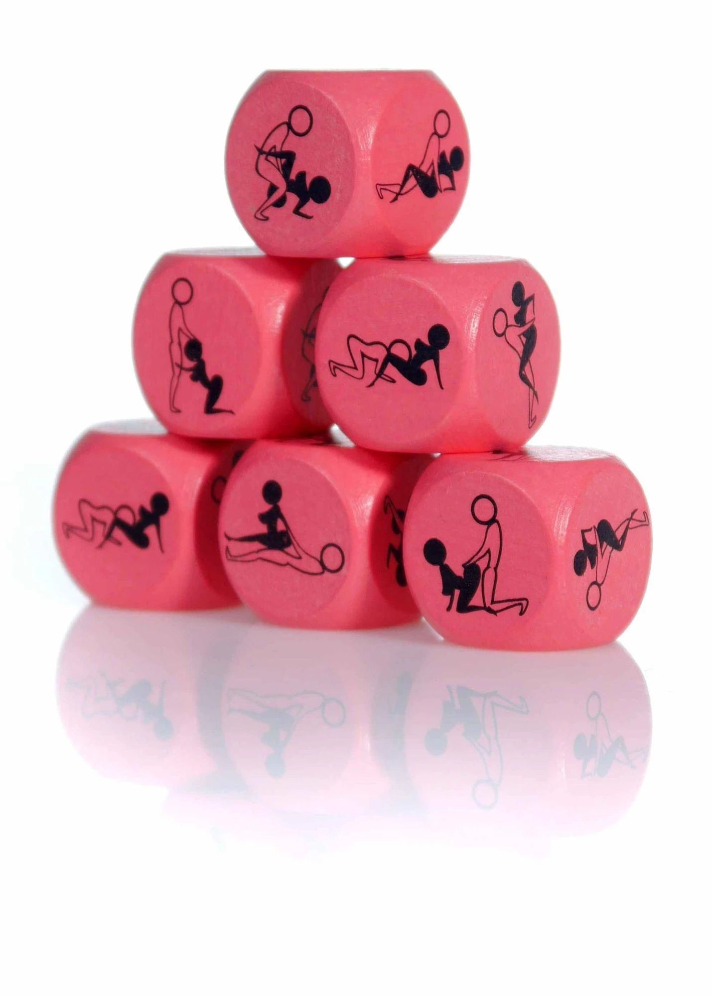 Jouet-Dé rose Amour 25mm ROSE - 1 pièce