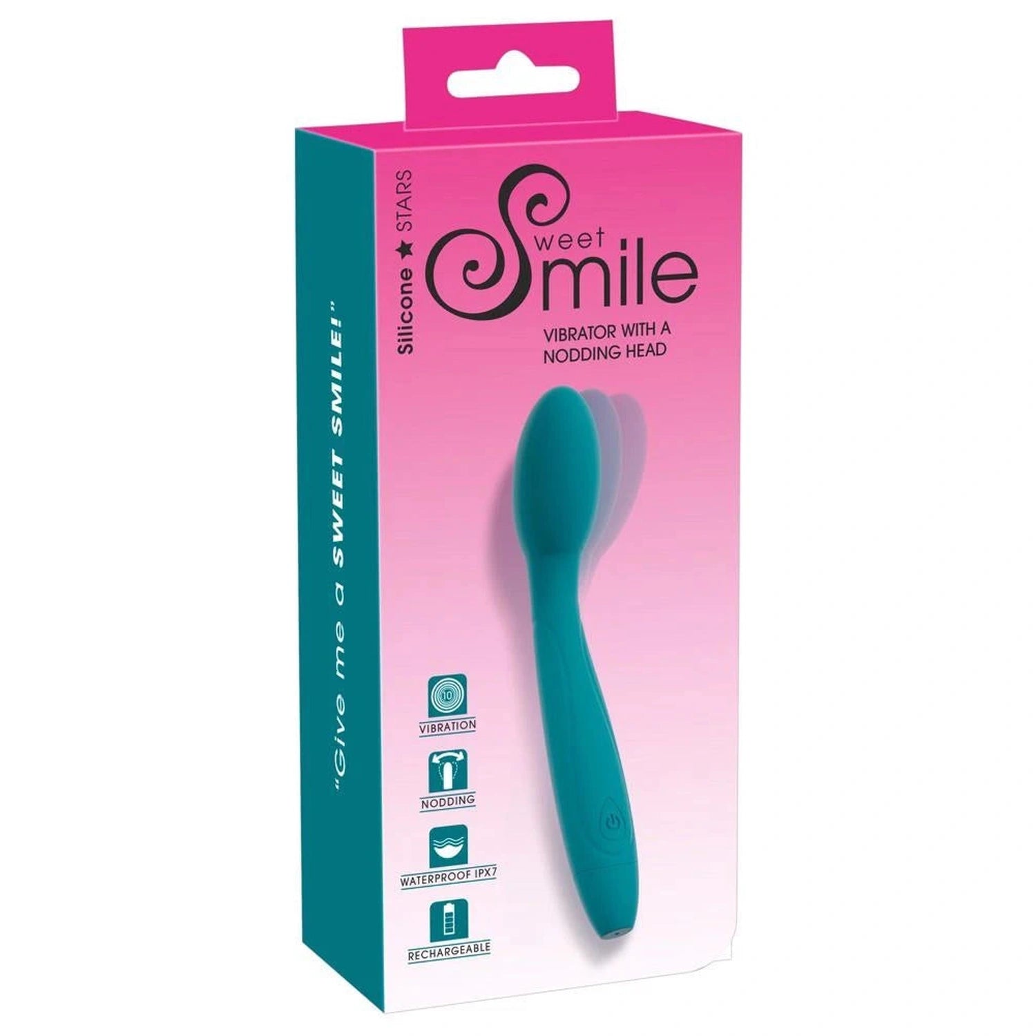 Vibrateur Smile avec tête dodelinante