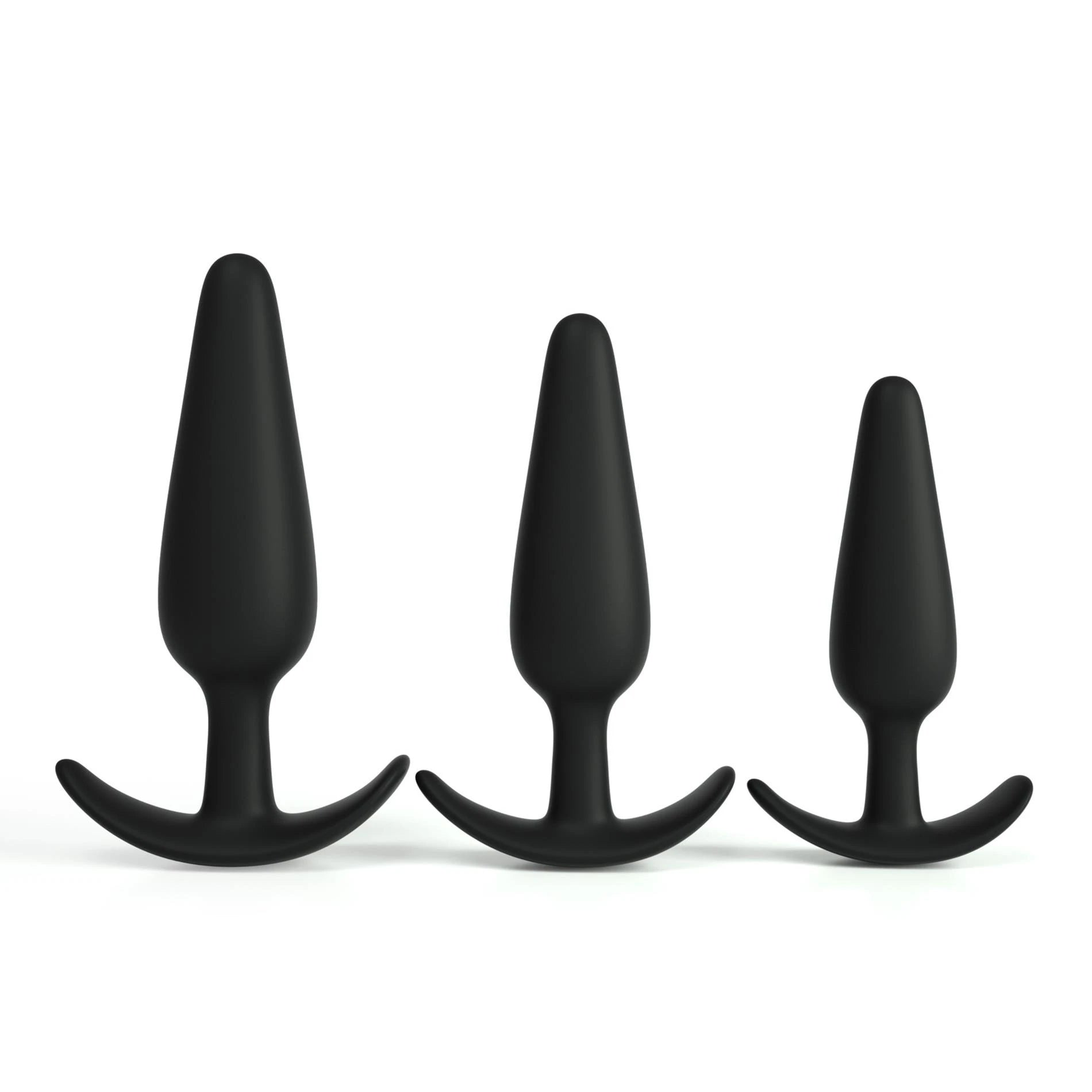 Tic Tac Toe - Anal Plugs Trainings Set - Black