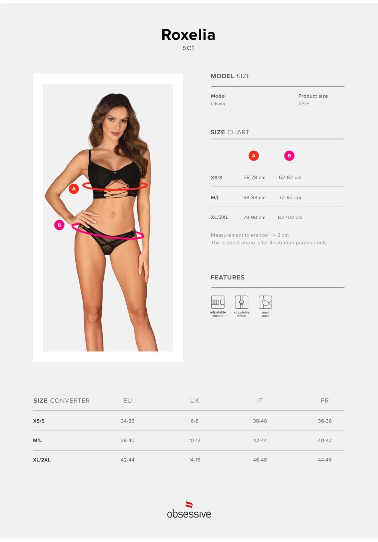 Roxelia 2-piece set XS/S