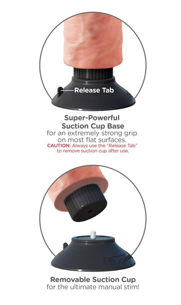 King Cock 10-inch Vibrator w/ Balls
