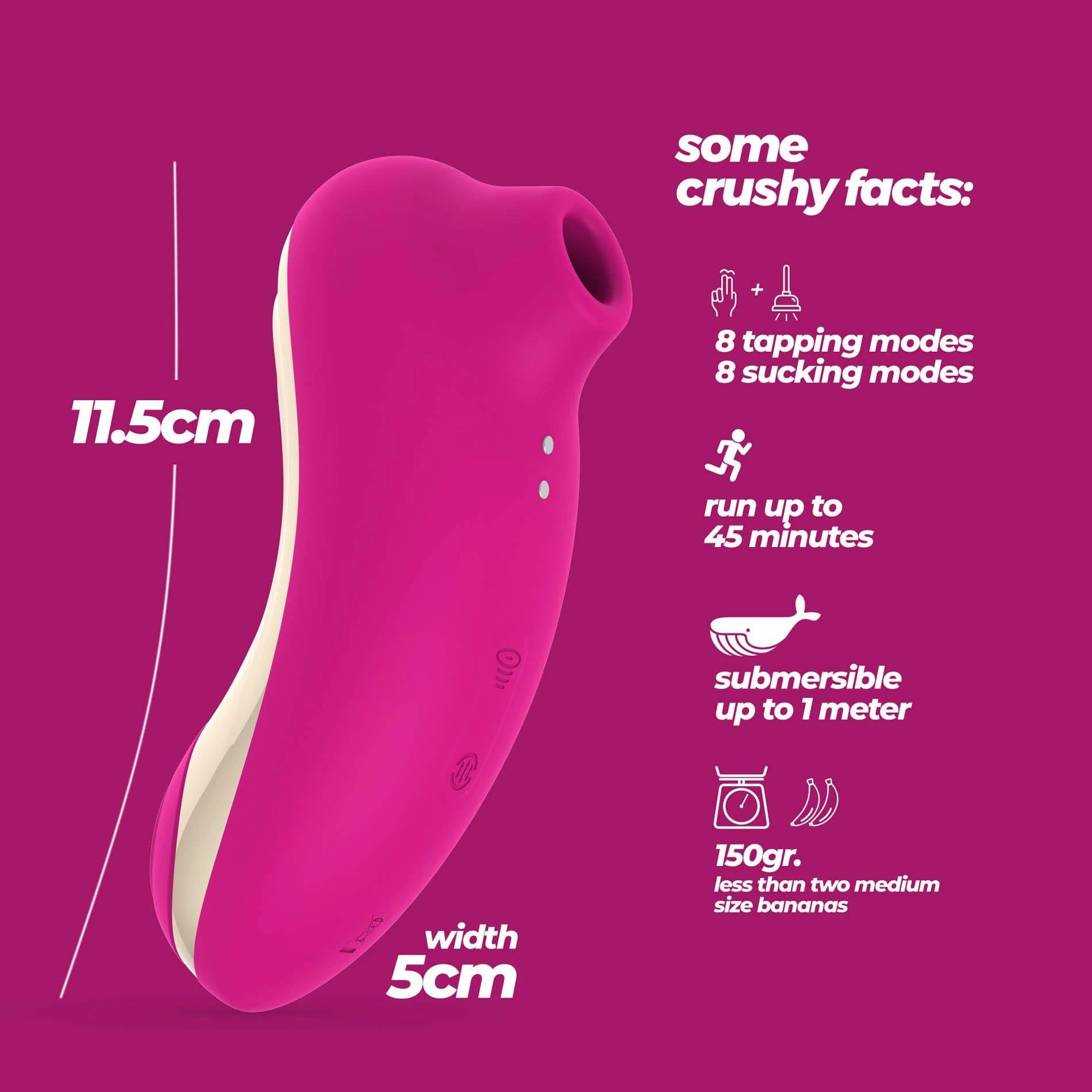 CRUSHIOUS SUPERNOVA CLITORAL STIMULATOR PINK
