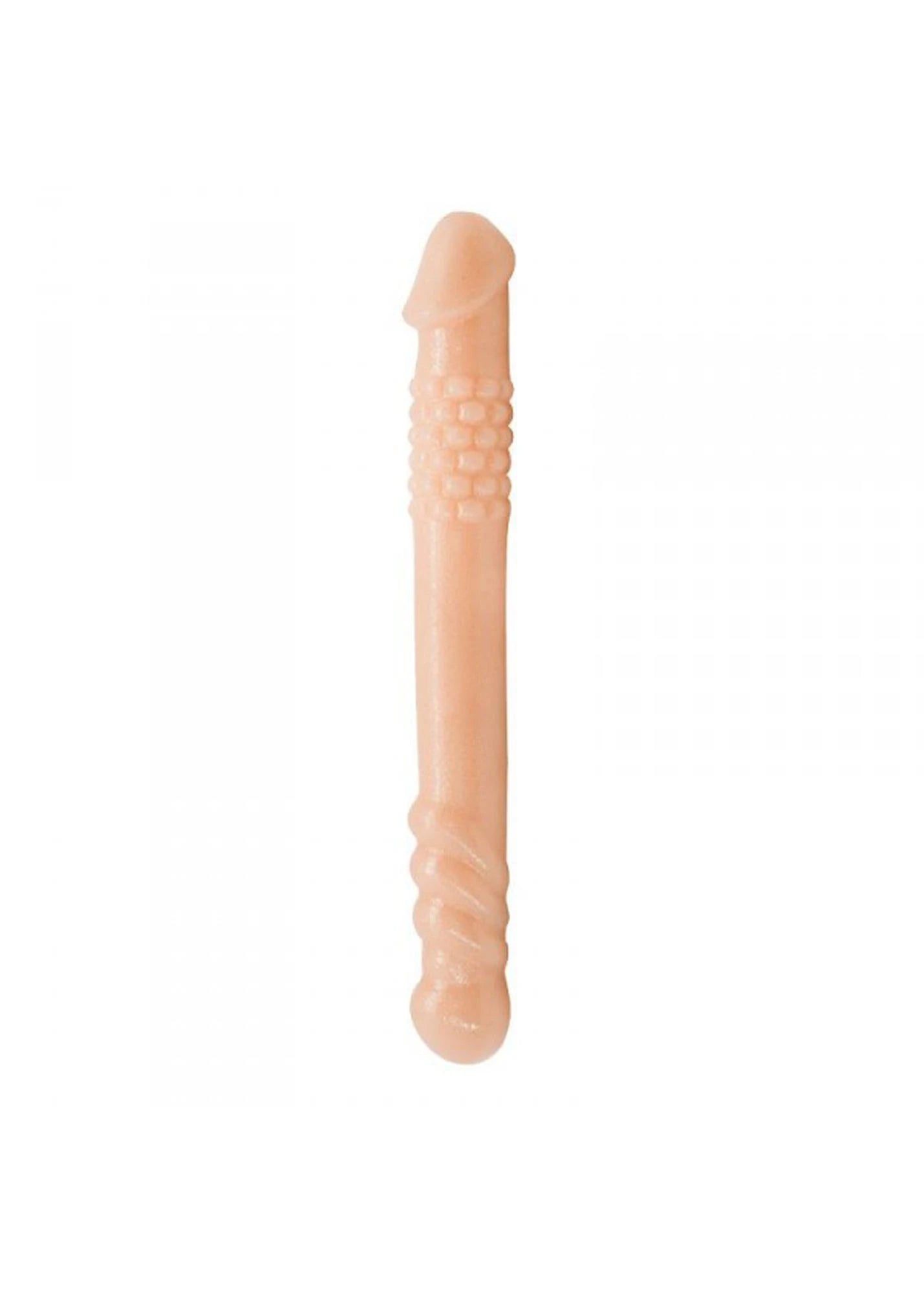 Dildo - DOUBLE DONG PARFAIT. MATÉRIAU TPE DE QUALITÉ SUPÉRIEURE.