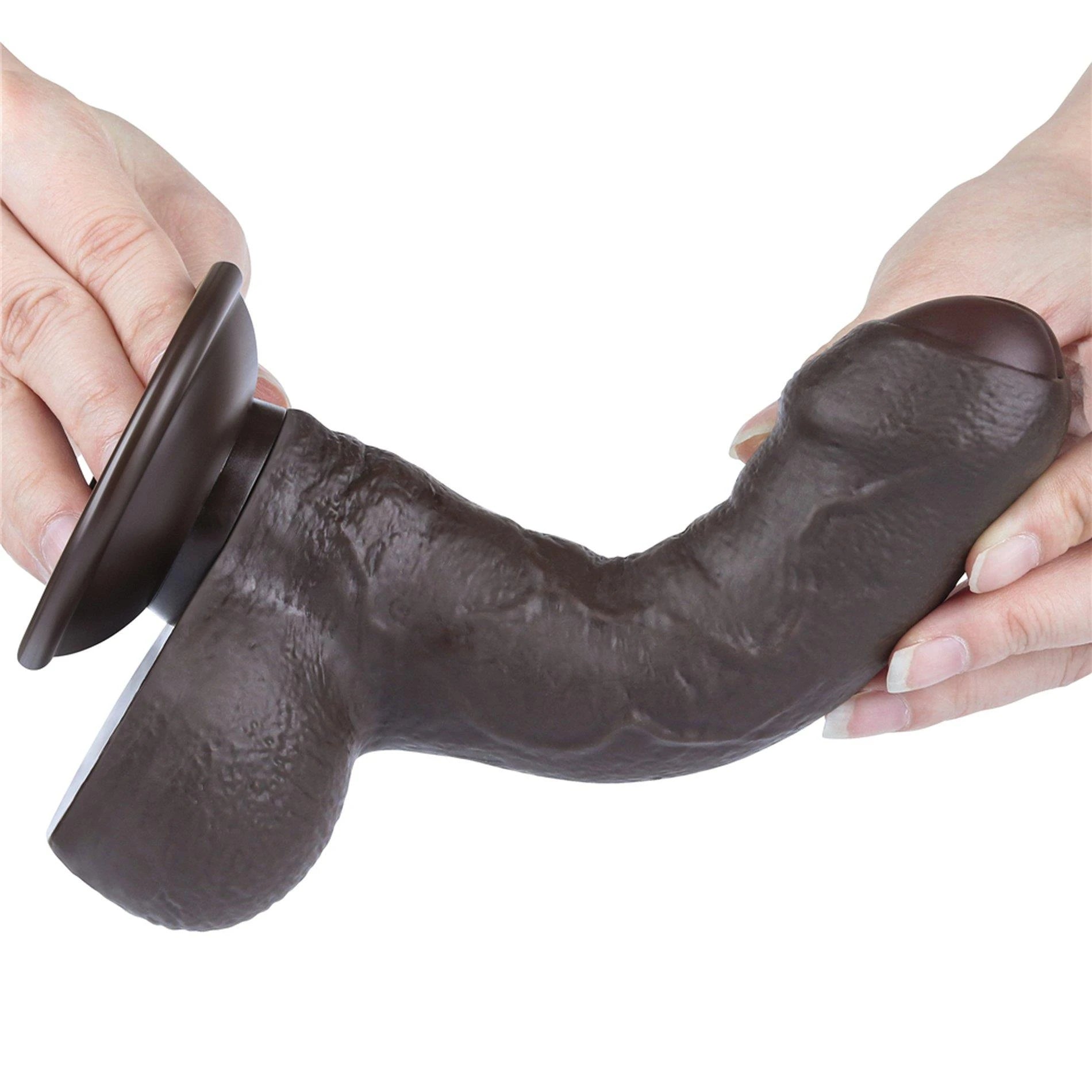 7'' Sliding Skin Dual Layer Dong Noir