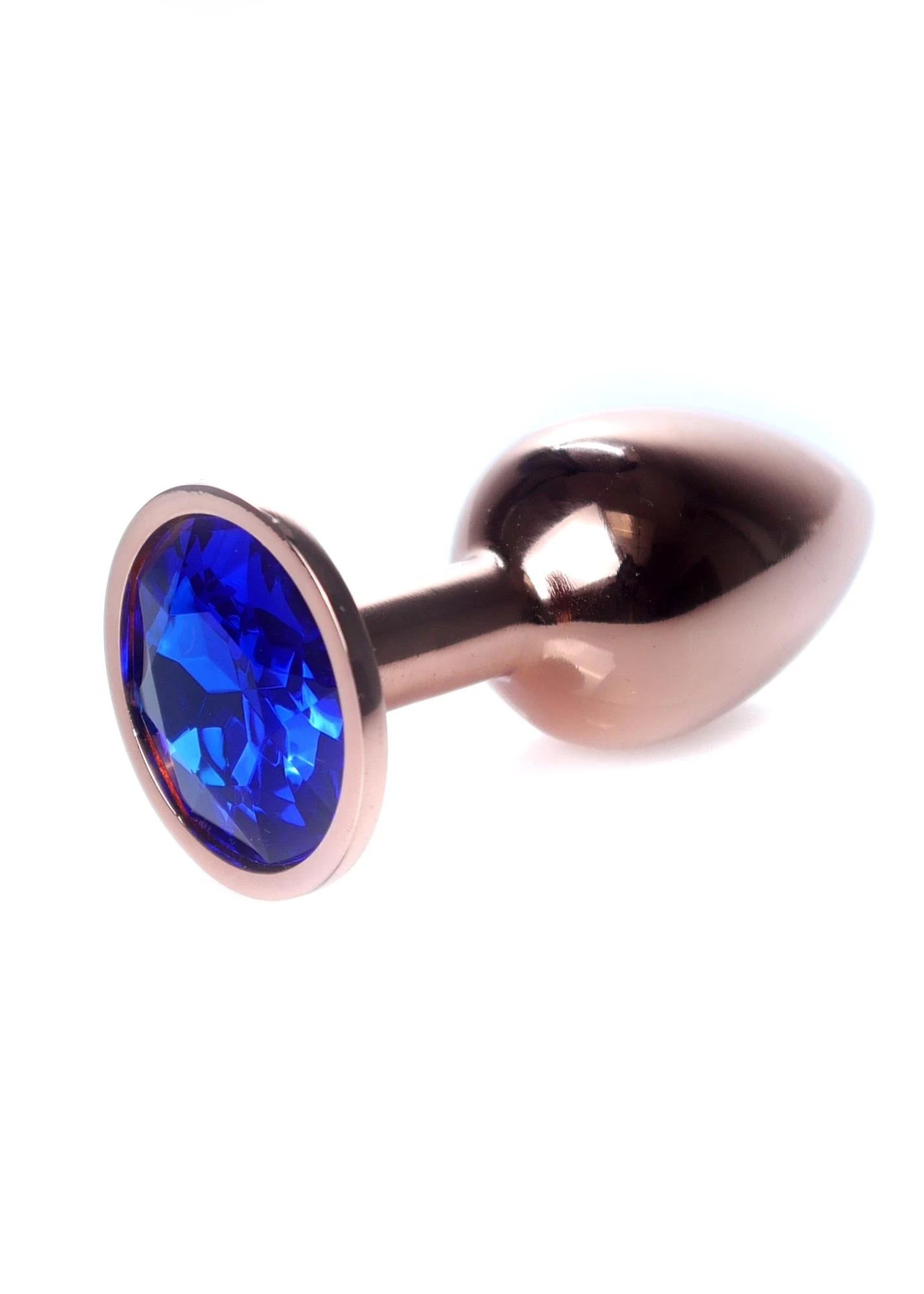 MyLove Toys - Bijoux PLUG or rouge - Bleu foncé
