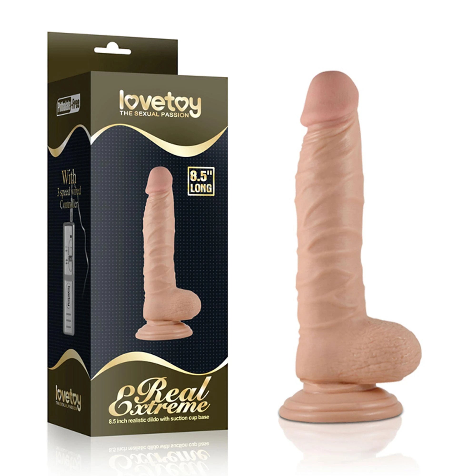 8.5″ Real Extreme Dildo Flesh
