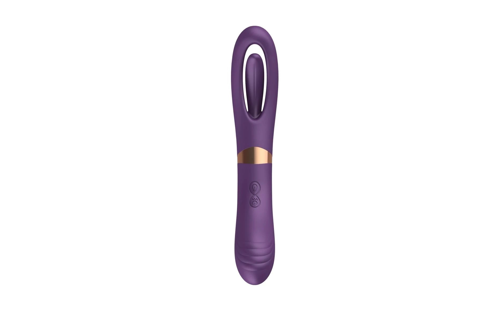 Vibrateur double G-spot à battement