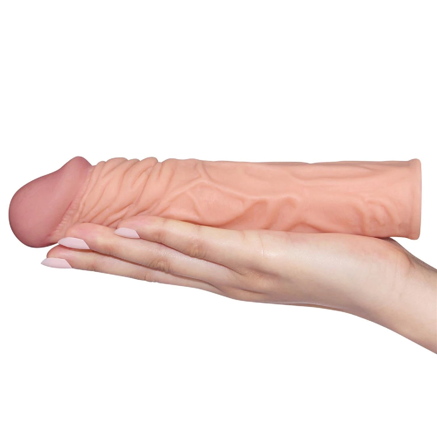 Add 2″ Pleasure X Tender Penis Sleeve Flesh
