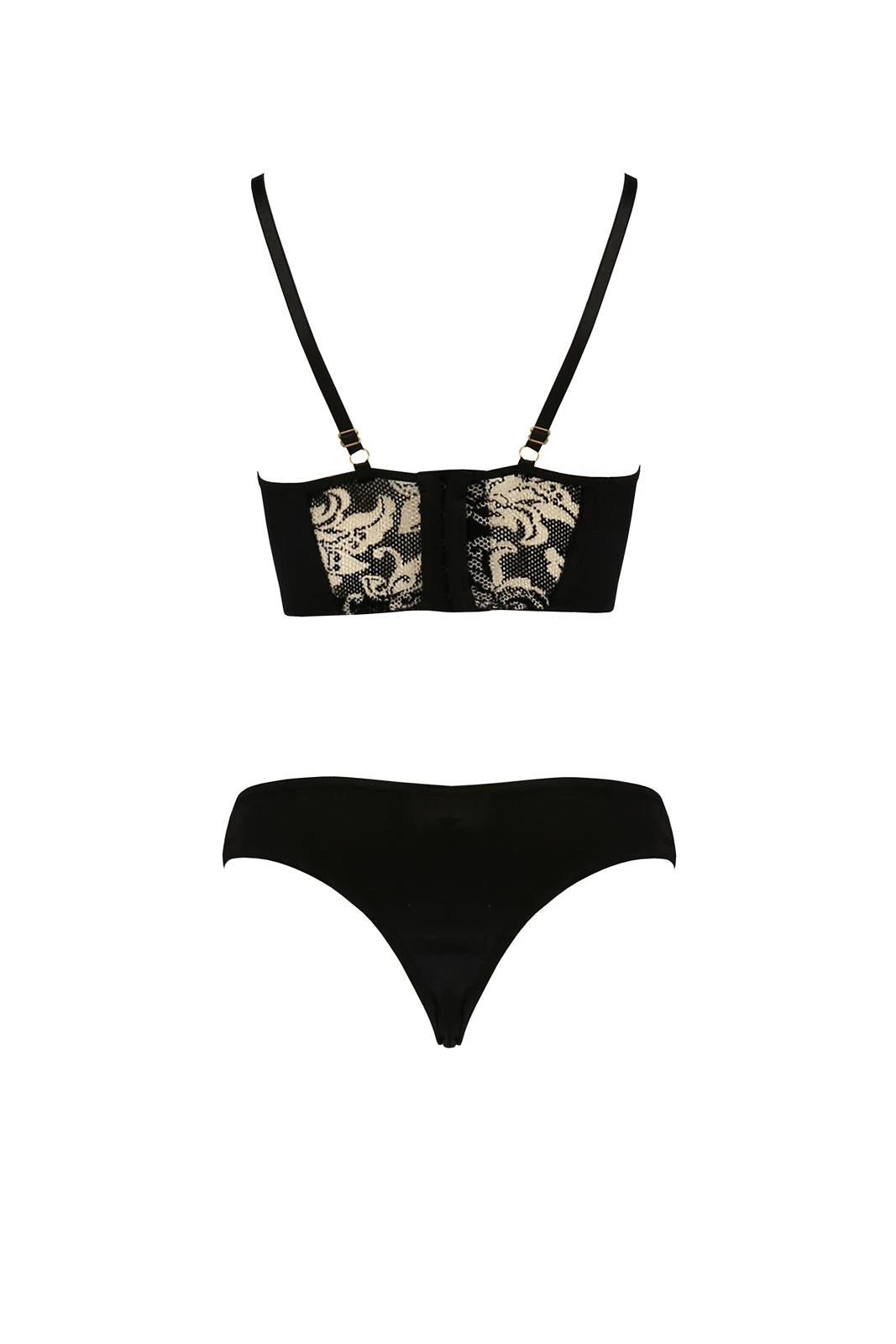 Lingerie - ENSEMBLE VICTORIA noir XXL/XXXL - Casmir