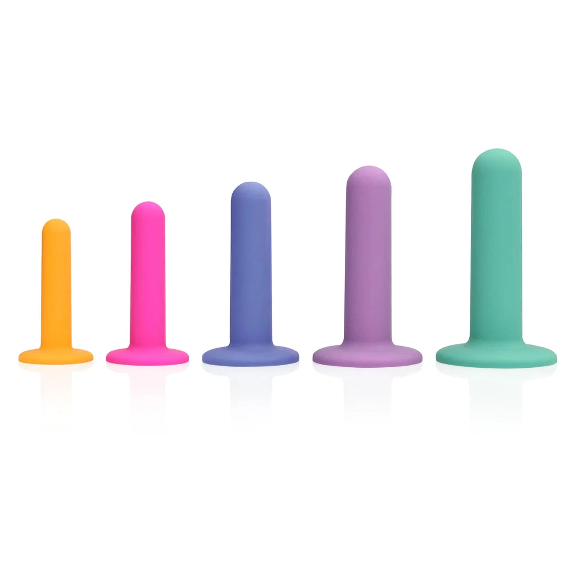 Silicone Vagina Dilator Set - Multicolor