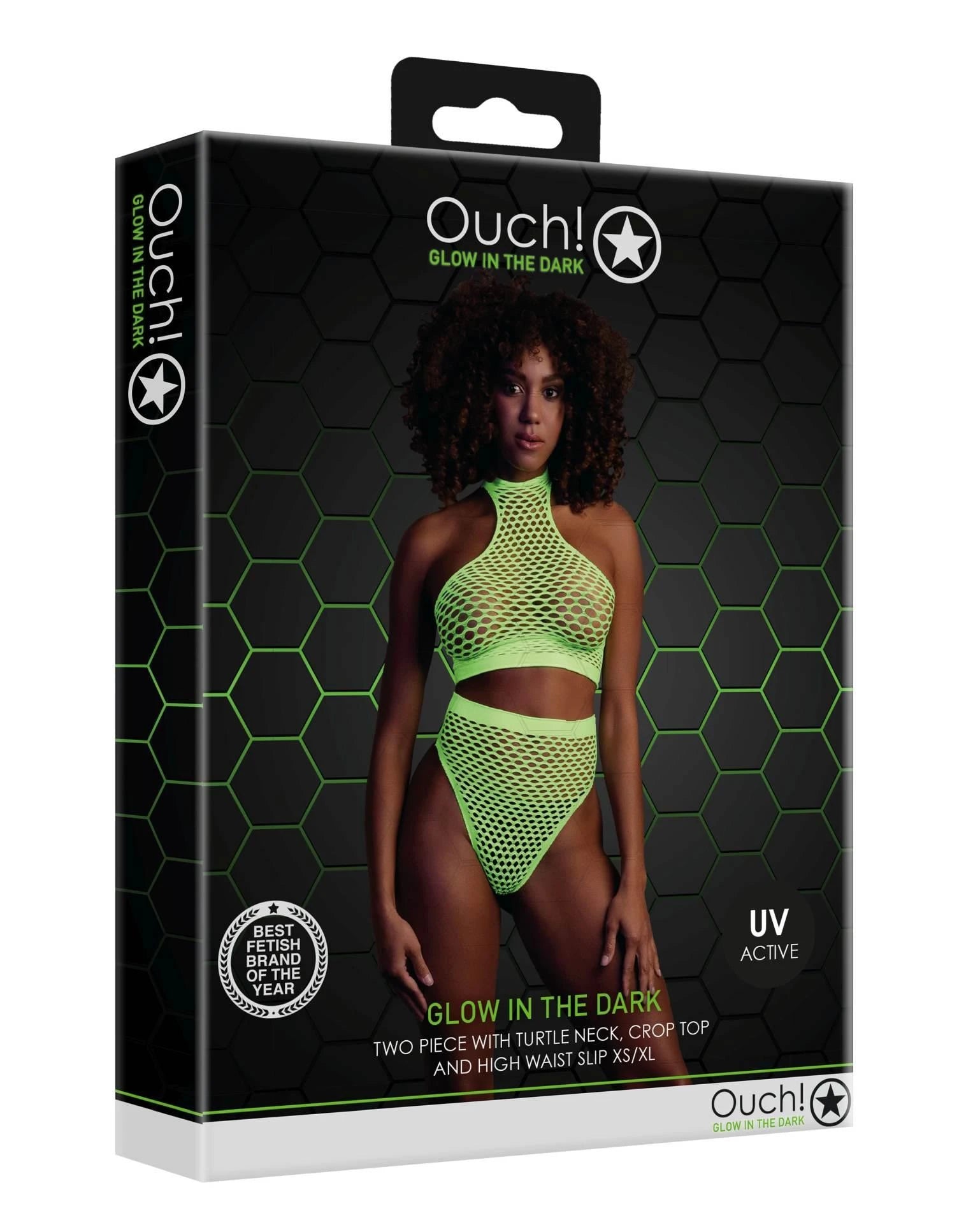 Turtle Neck and High Waist Slip - One Size - Neon Green