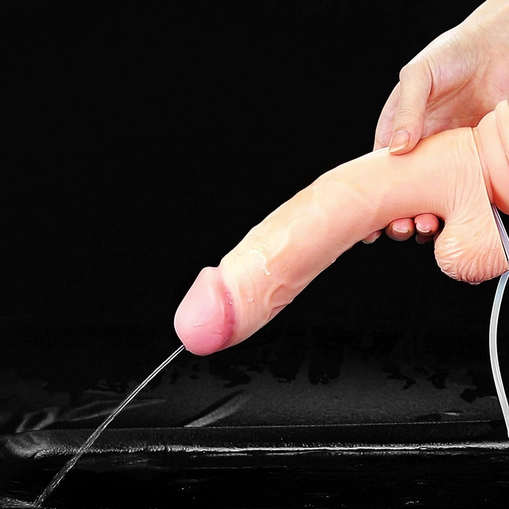9″ Soft Ejaculation Cock With Ball
