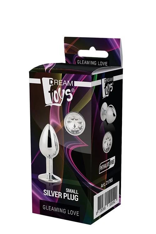 PLUG AMOUR ÉCLATANT EN ARGENT PETIT