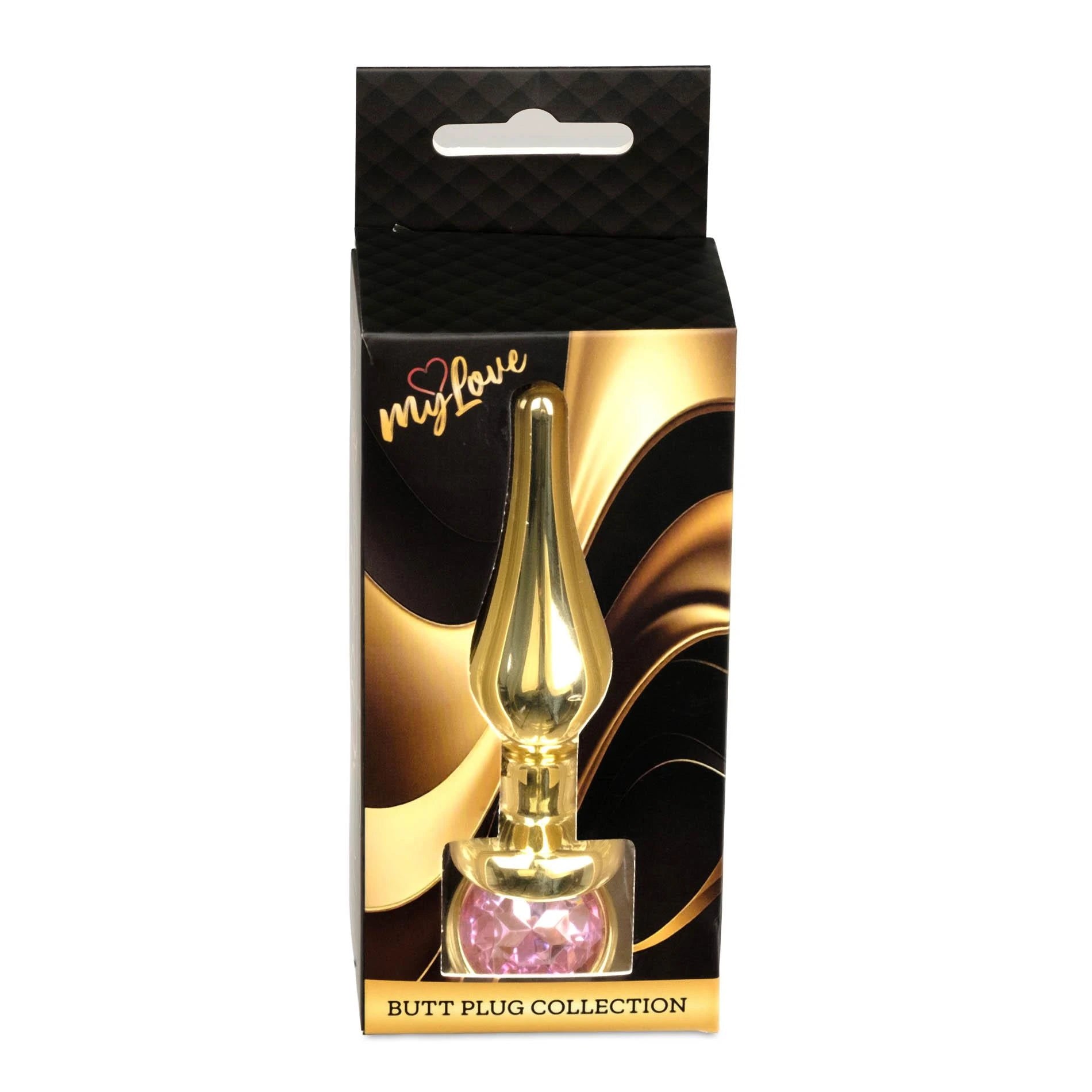 MyLove Toys - Bijoux BUTT PLUG en or - Rose