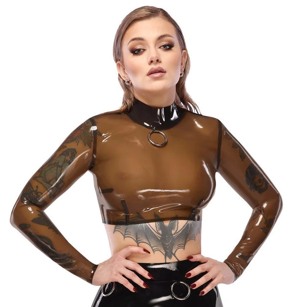 Chemise en latex XL