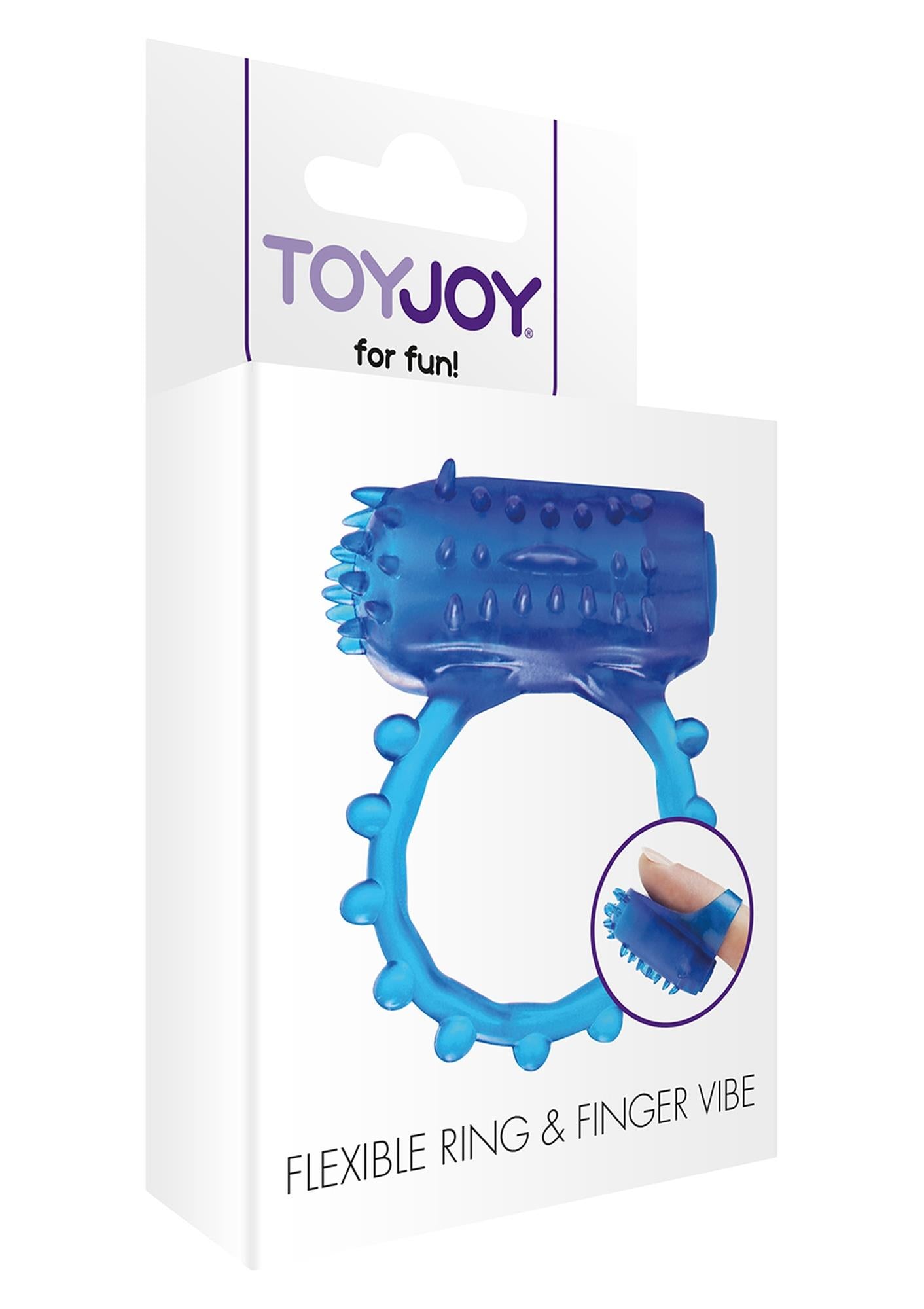 Ring-FLEX RING AND FINGER VIBE BLUE