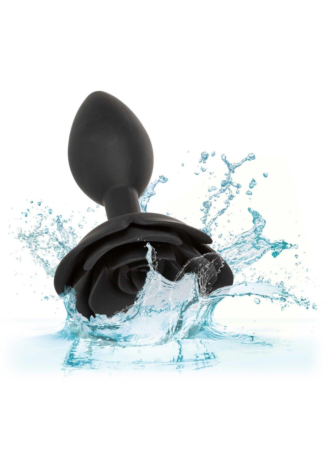 Grand plug anal rose noir
