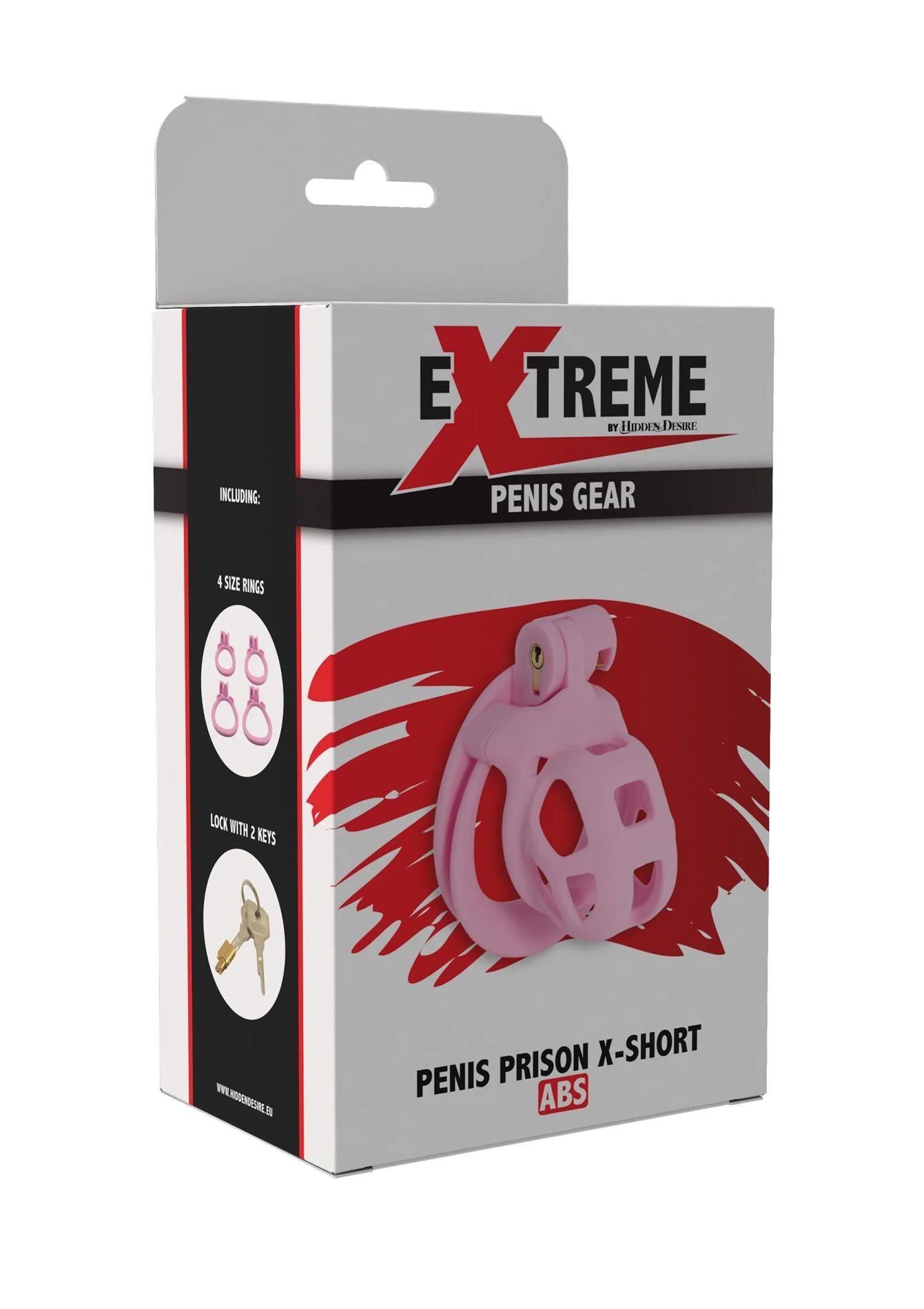 Cage à Pénis X-Court Rose