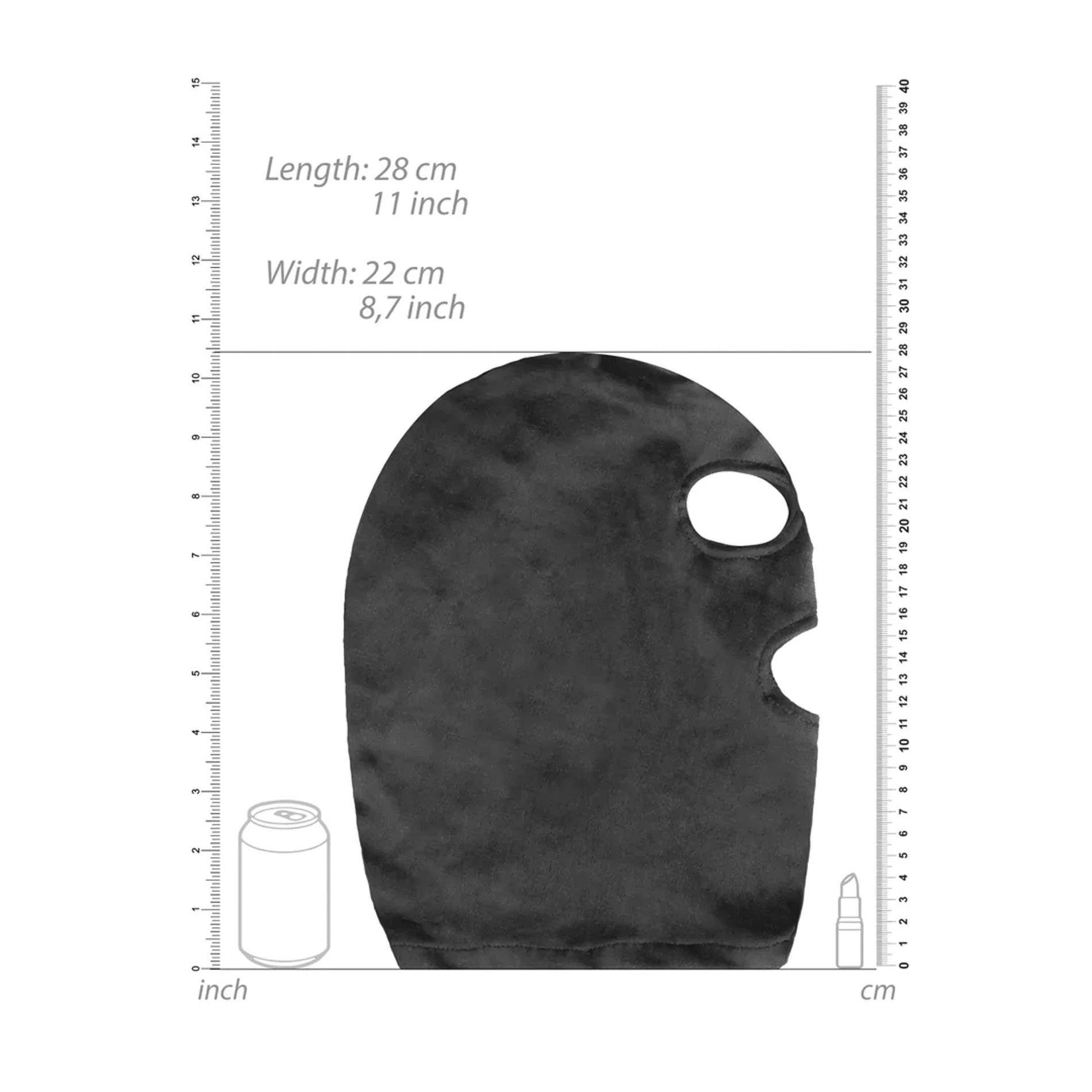 Mask with Eye and Mouth Opening