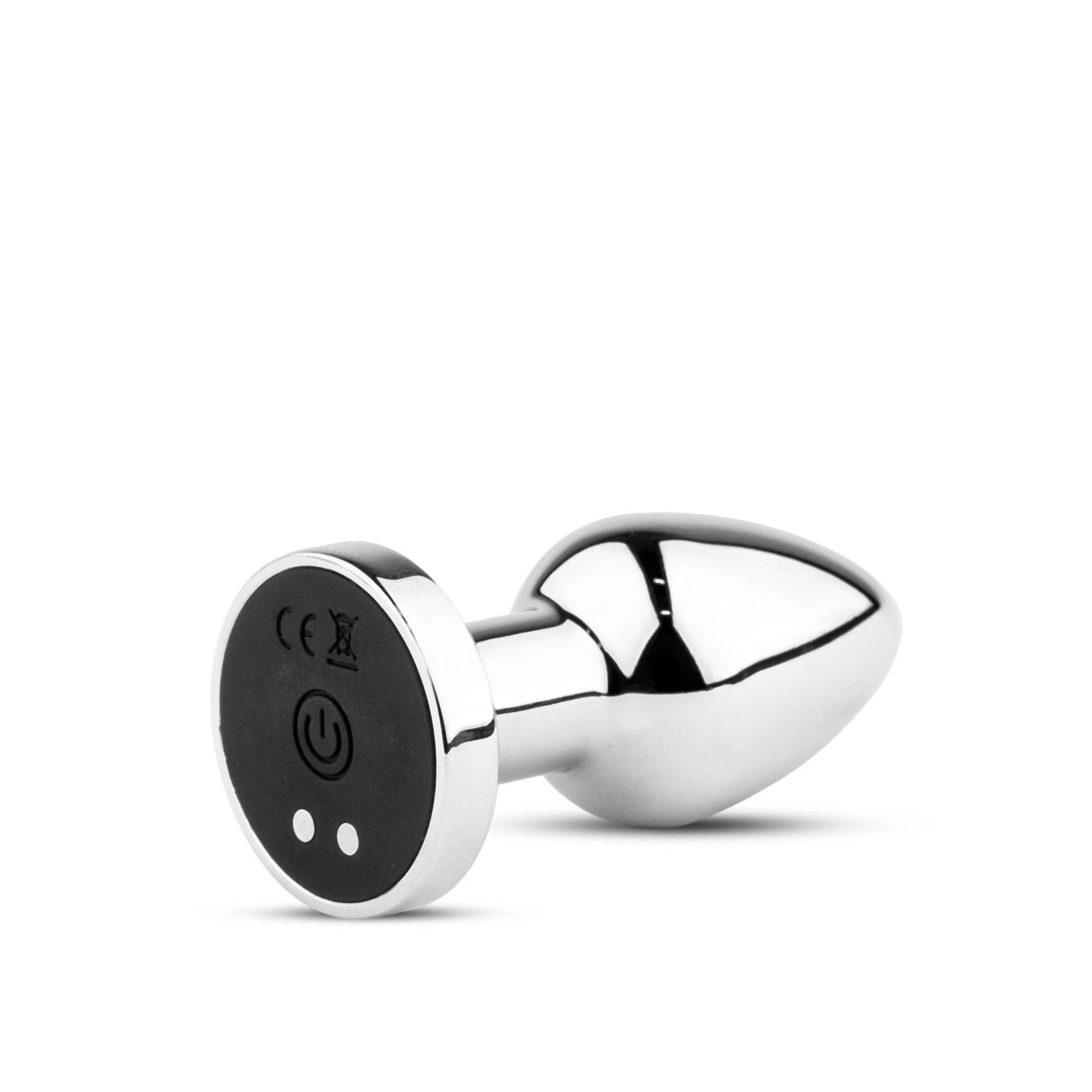 Metal Butt Plug S Vibrateur USB - Télécommande