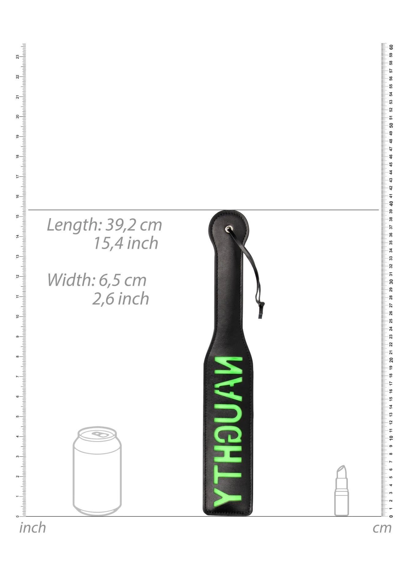 Naughty Paddle - Glow in the Dark - Neon Green