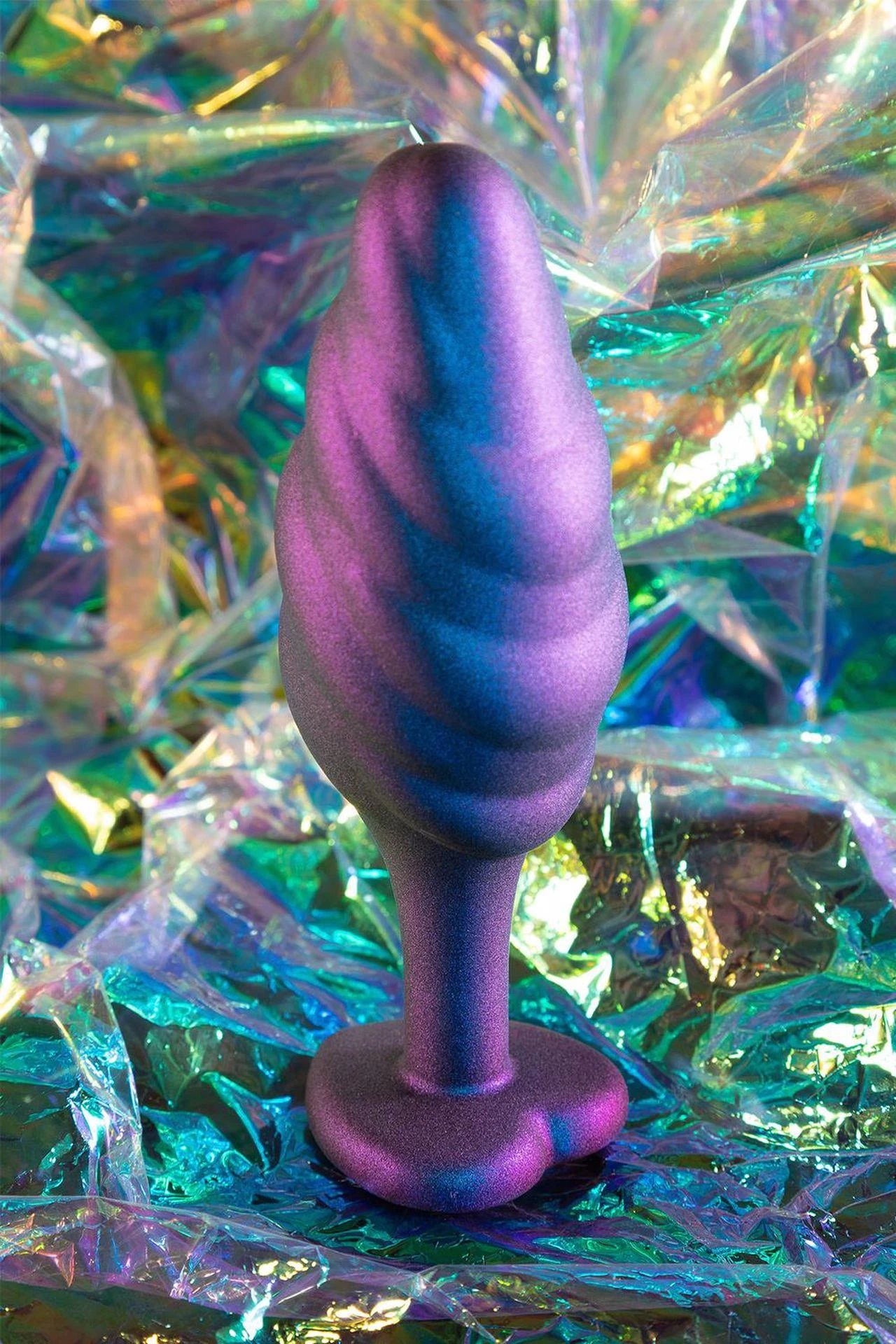 ANAL ADVENTURES MATRIX BUMPED BLING PLUG SAPPHIRE