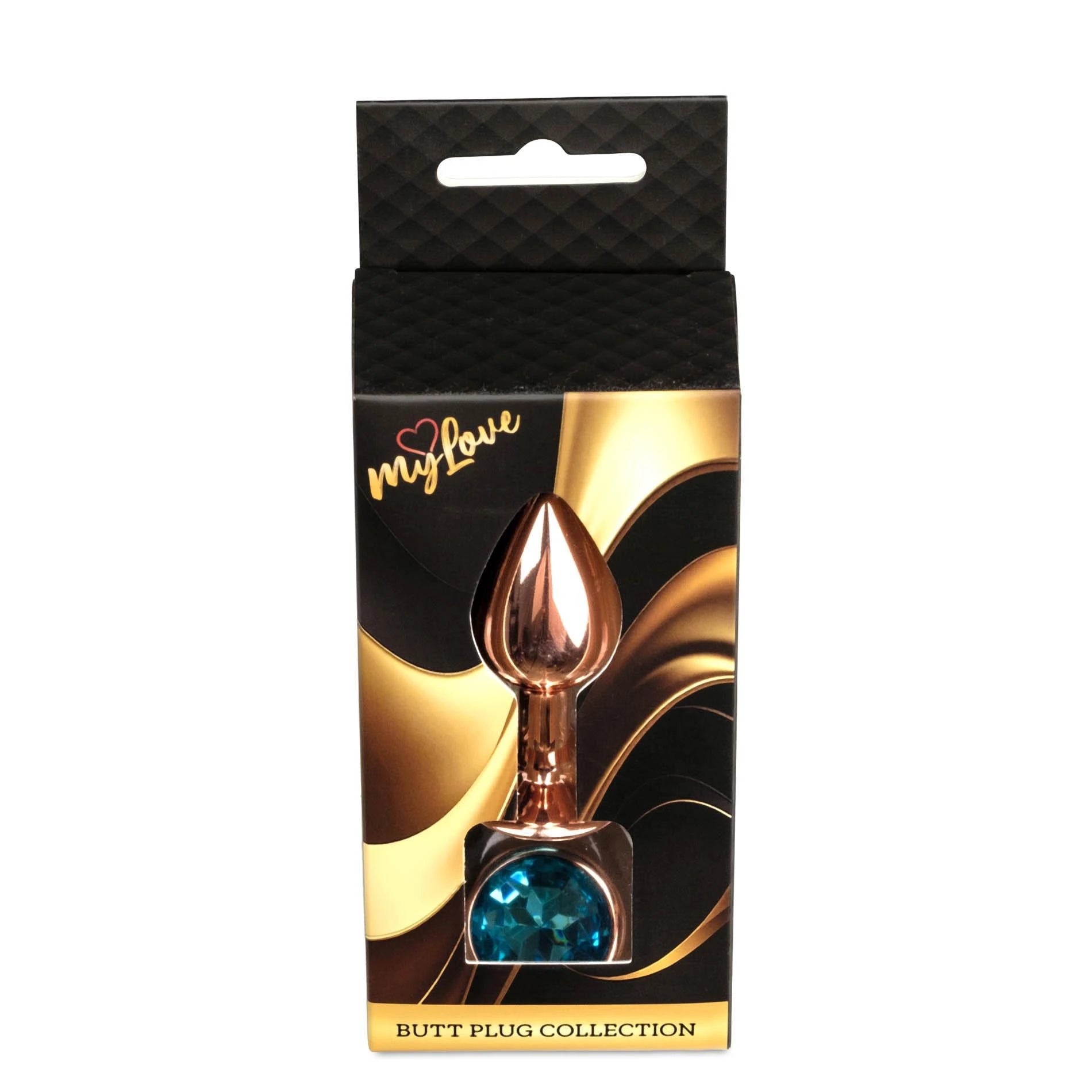 MyLove Toys - Bijoux Red Gold PLUG- Light Blue
