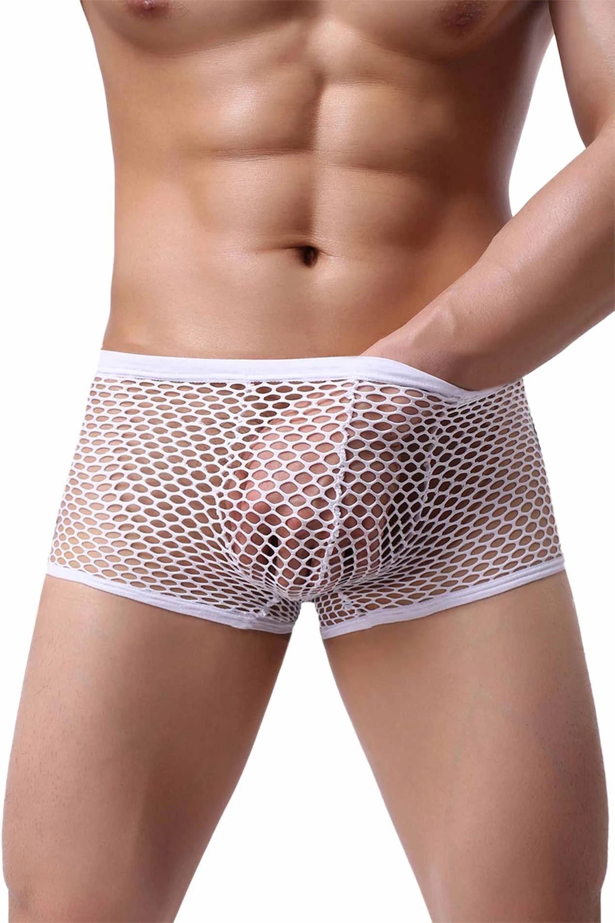 Paris Hollywood - Men's fishnet boxer shorts S\M
