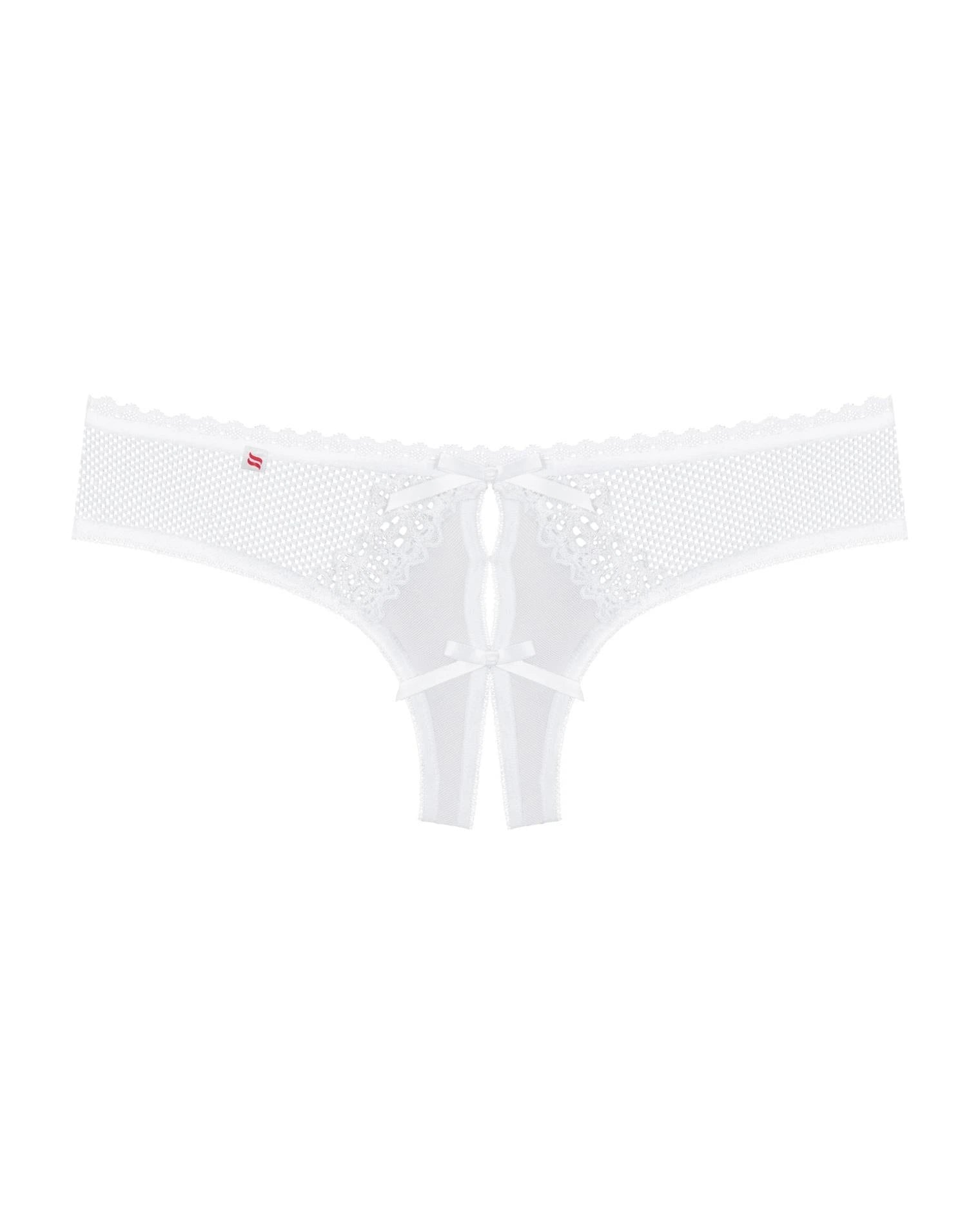 Bielizna-Alabastra open thong S/M
