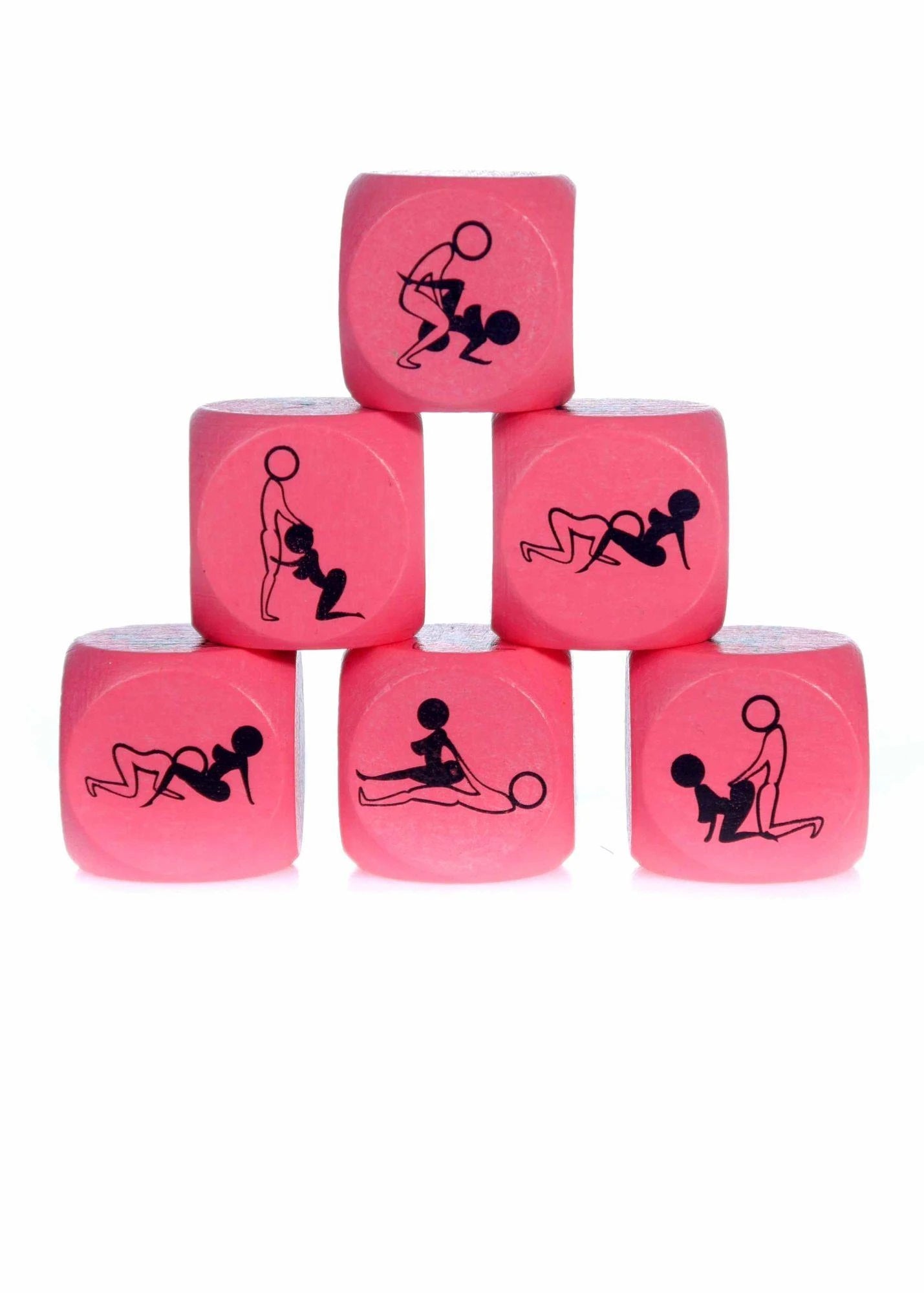 Jouet-Dé rose Amour 25mm ROSE - 1 pièce
