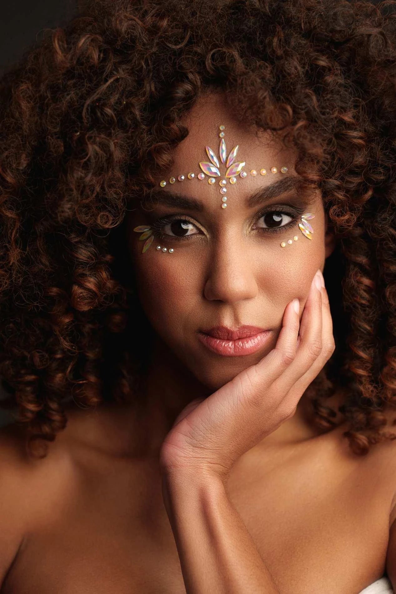 Bijoux de corps autocollants - Visage