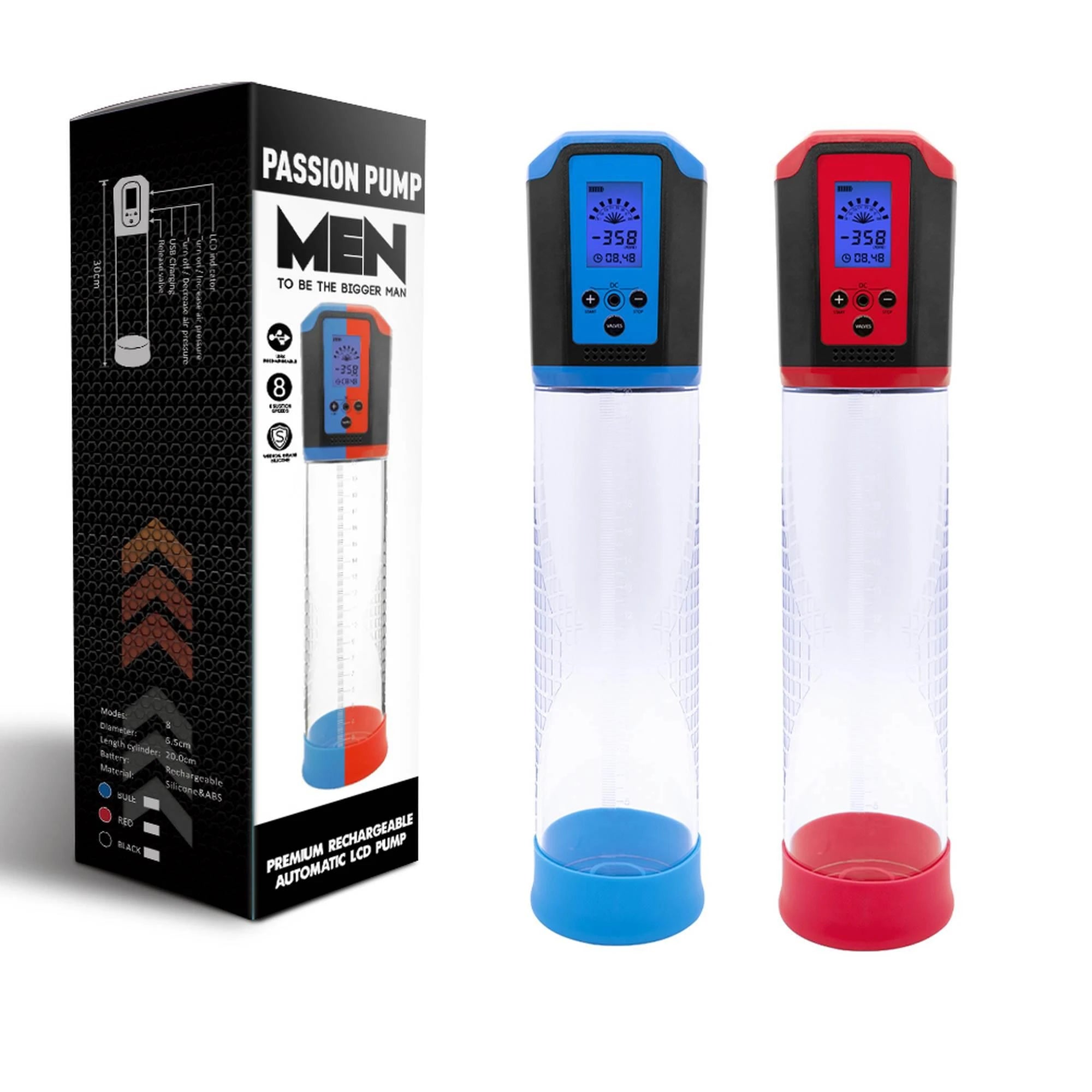 Pompka - POMPE À PASSION, POMPE AUTOMATIQUE RECHARGEABLE PREMIUM À ÉCRAN LCD