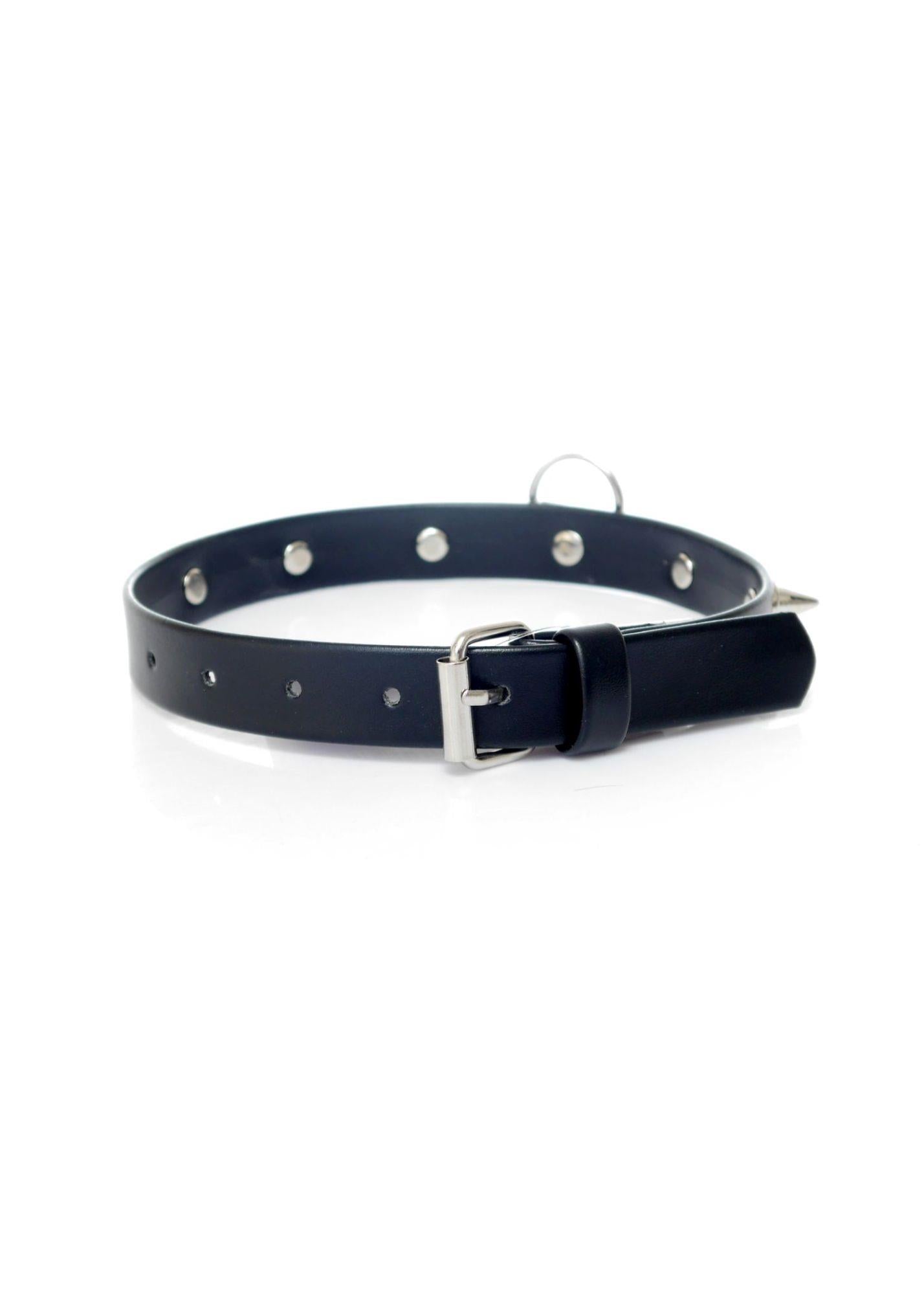 Collier Fetish B – Série 2 cm clouté