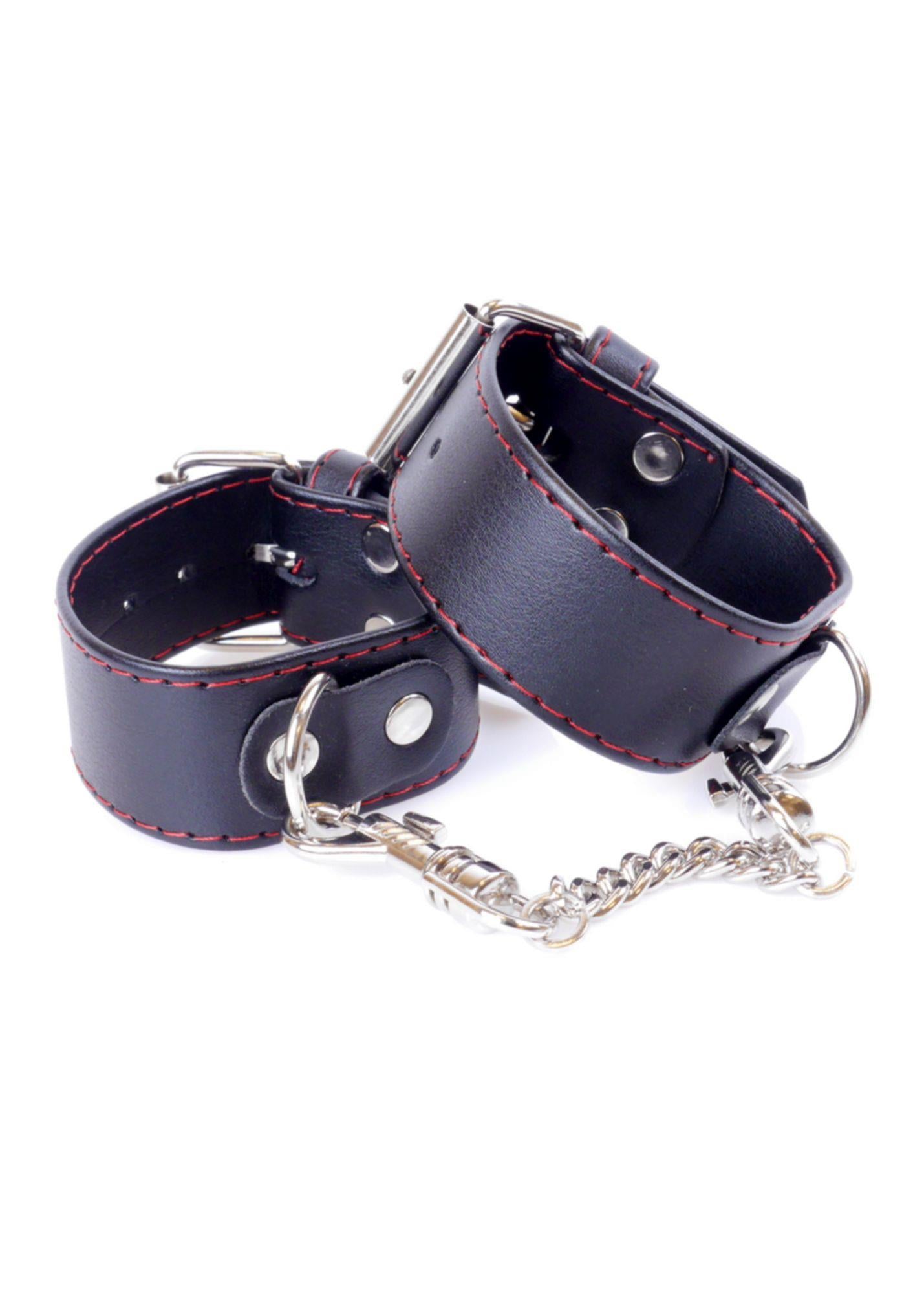 Fetish B - Menottes 3 cm Ligne Rouge