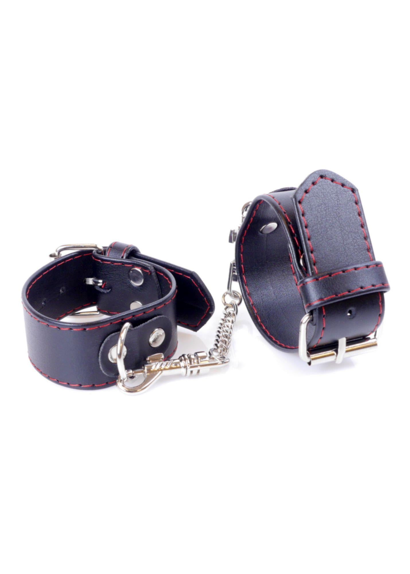 Fetish B - Menottes 3 cm Ligne Rouge