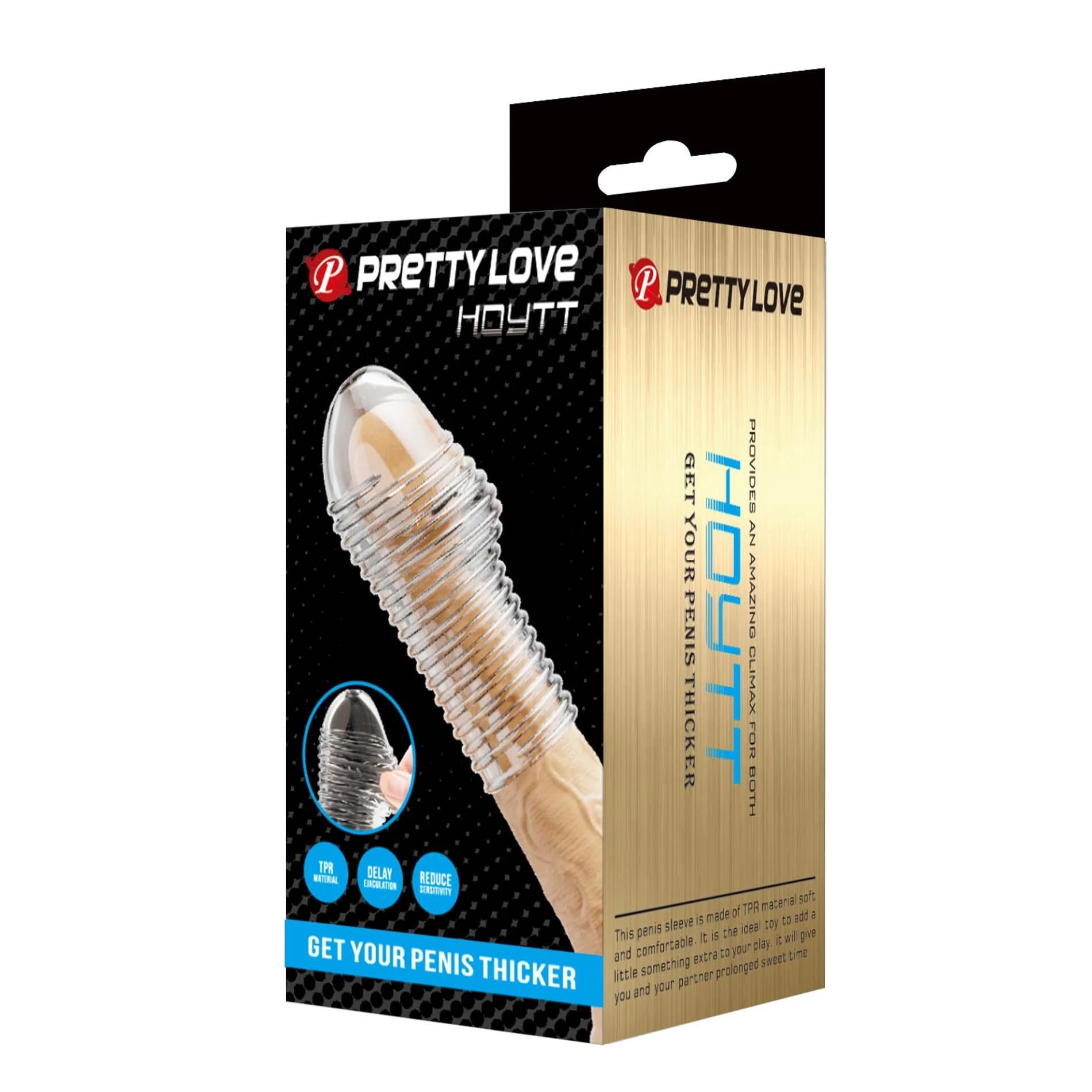 Pretty Love Penis Sleeve – Hoytt (Transparent)