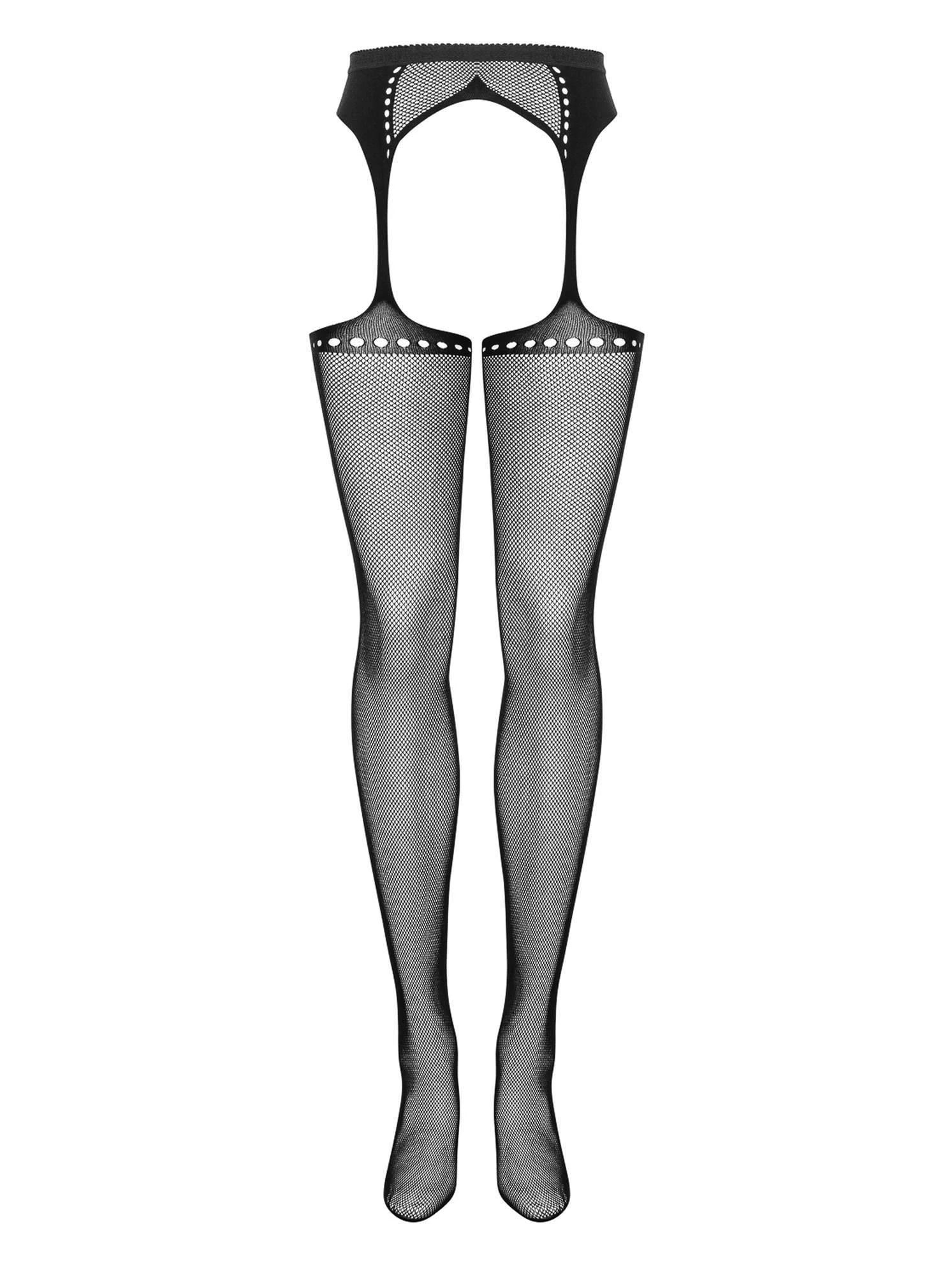 Lingerie-Garter stockings S314 black S/M/L