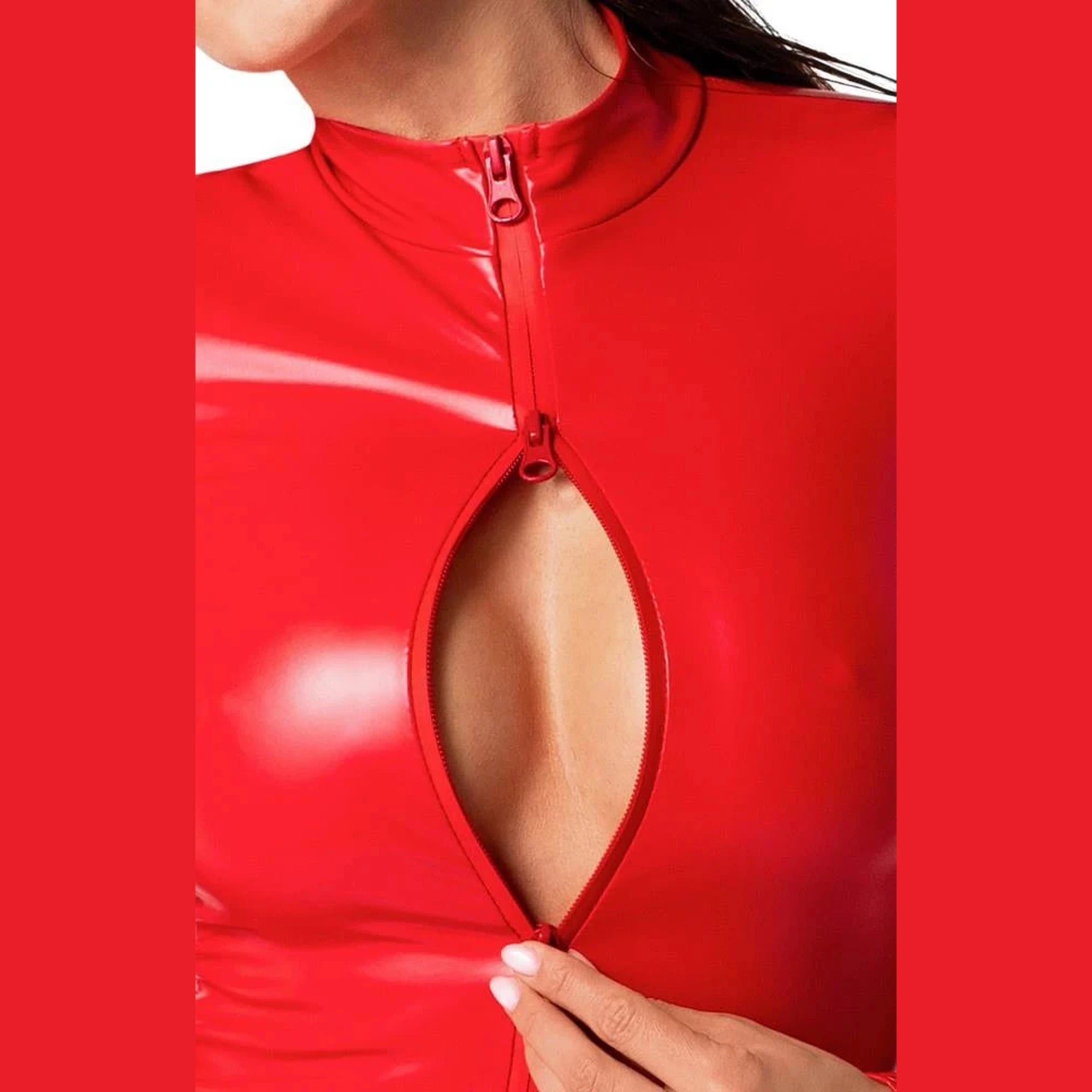 Combinaison noire rouge XL