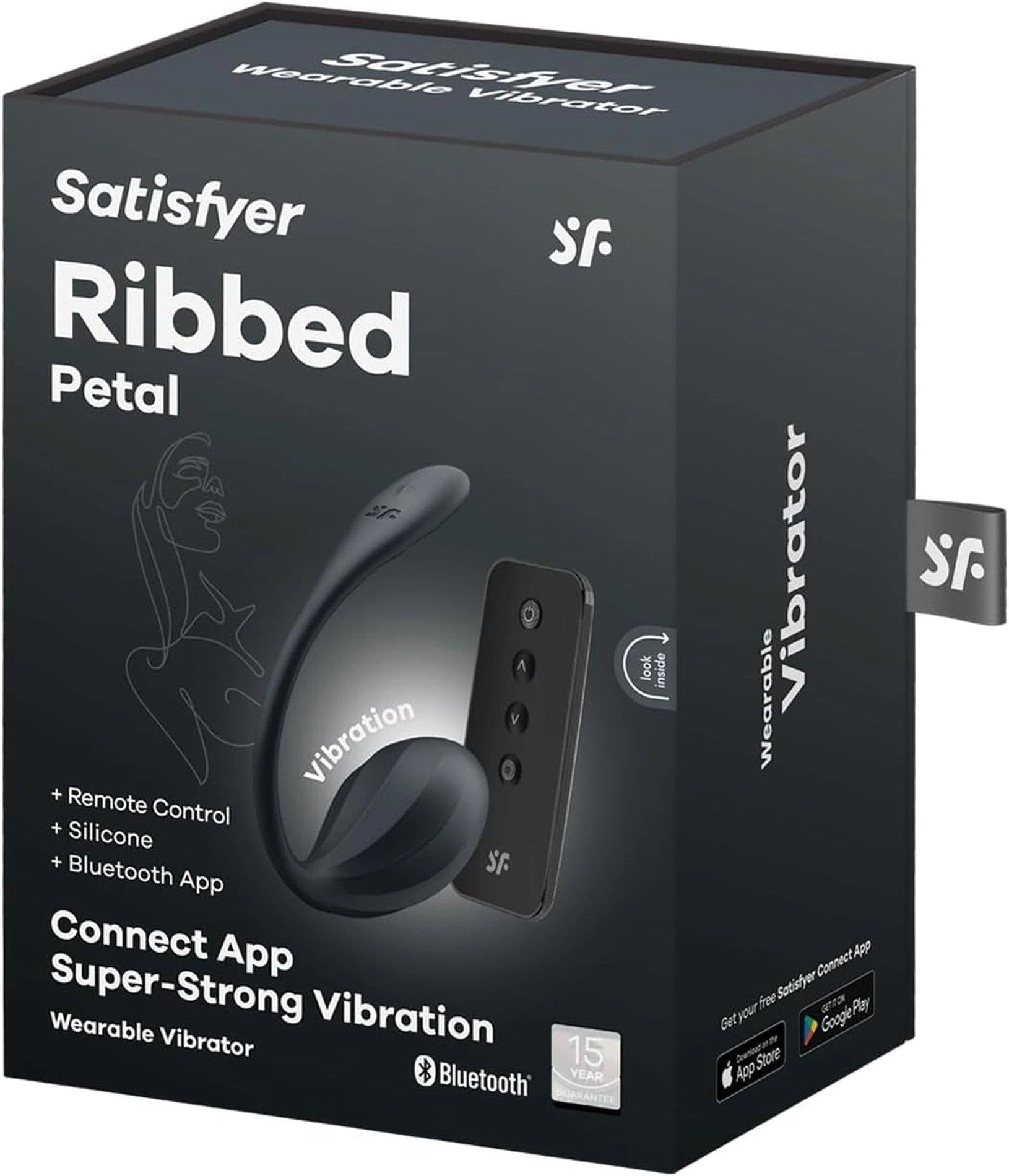 Ribbed Petal noir Connect App