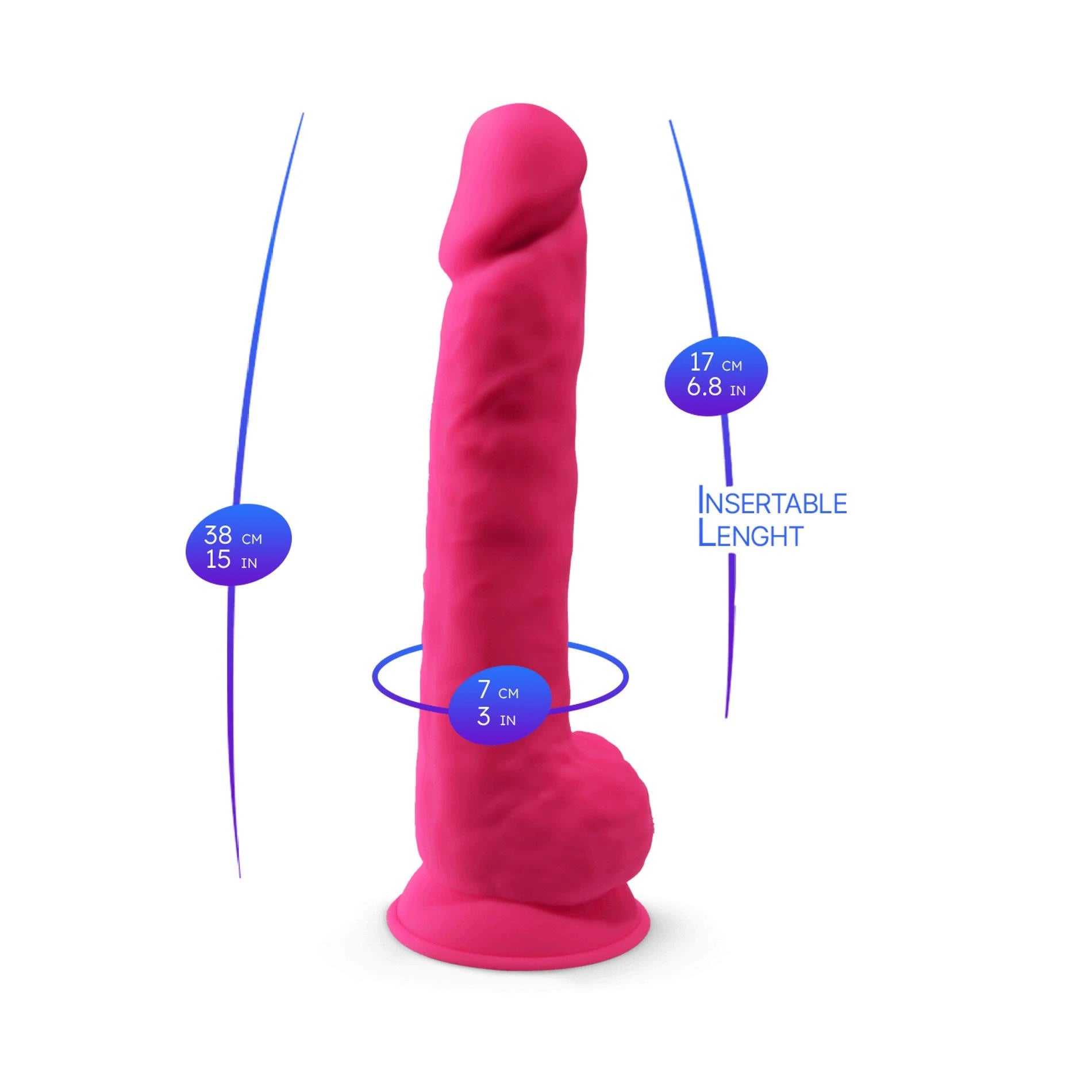 Dildo-Model (15″) Pink
