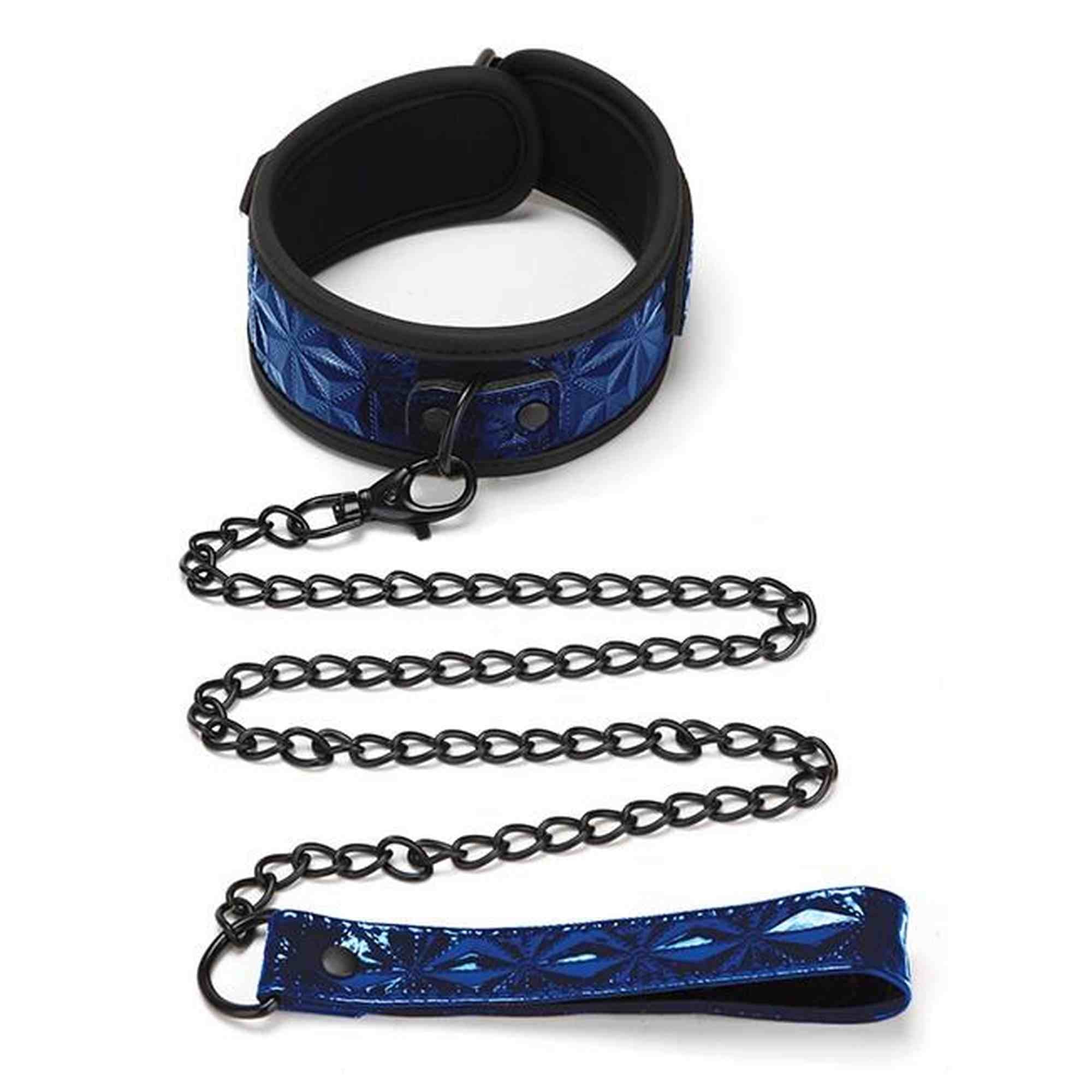 COLLIER ET LAISSE WHIPSMART DIAMOND BLEU
