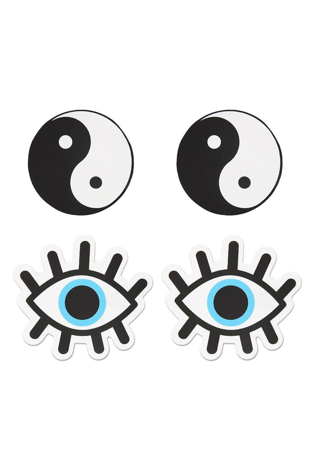 PEEKABOO PASTIES YIN AND YANG
