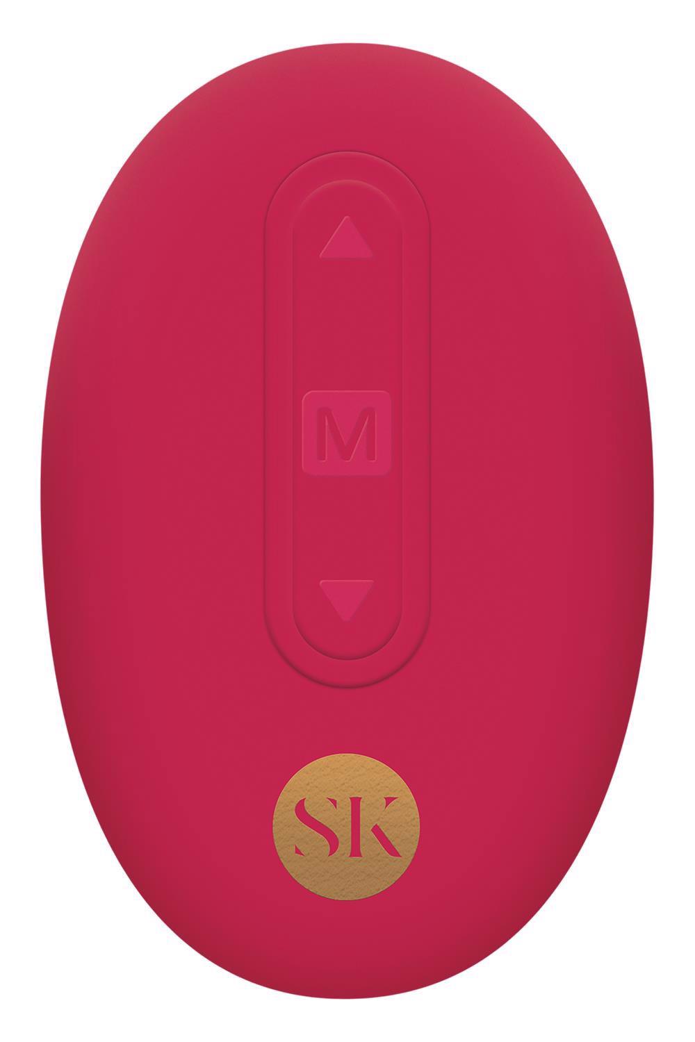 SECRET KISSES REMOTE VIBRATING FLORET BUTTPLUG