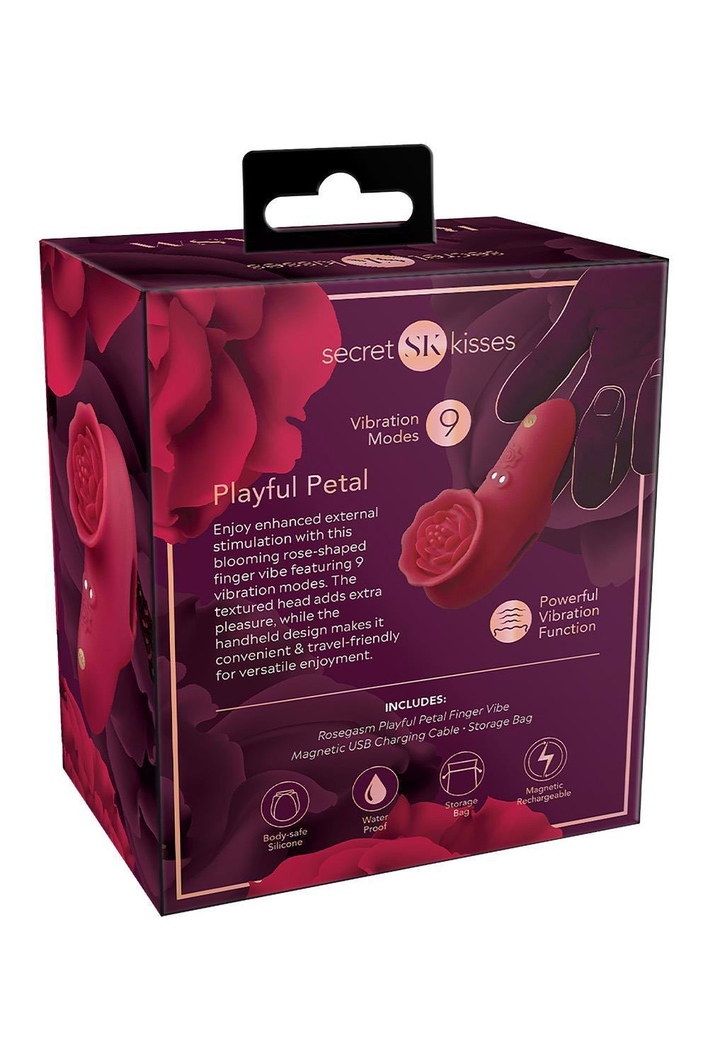 SECRET KISSES ROSEGASM VIBRO PLUMETTES