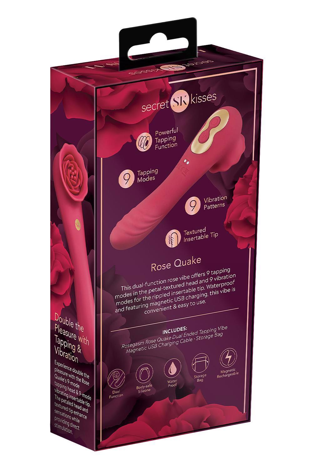 SECRET KISSES ROSEGASM ROSE QUAKE VIBE